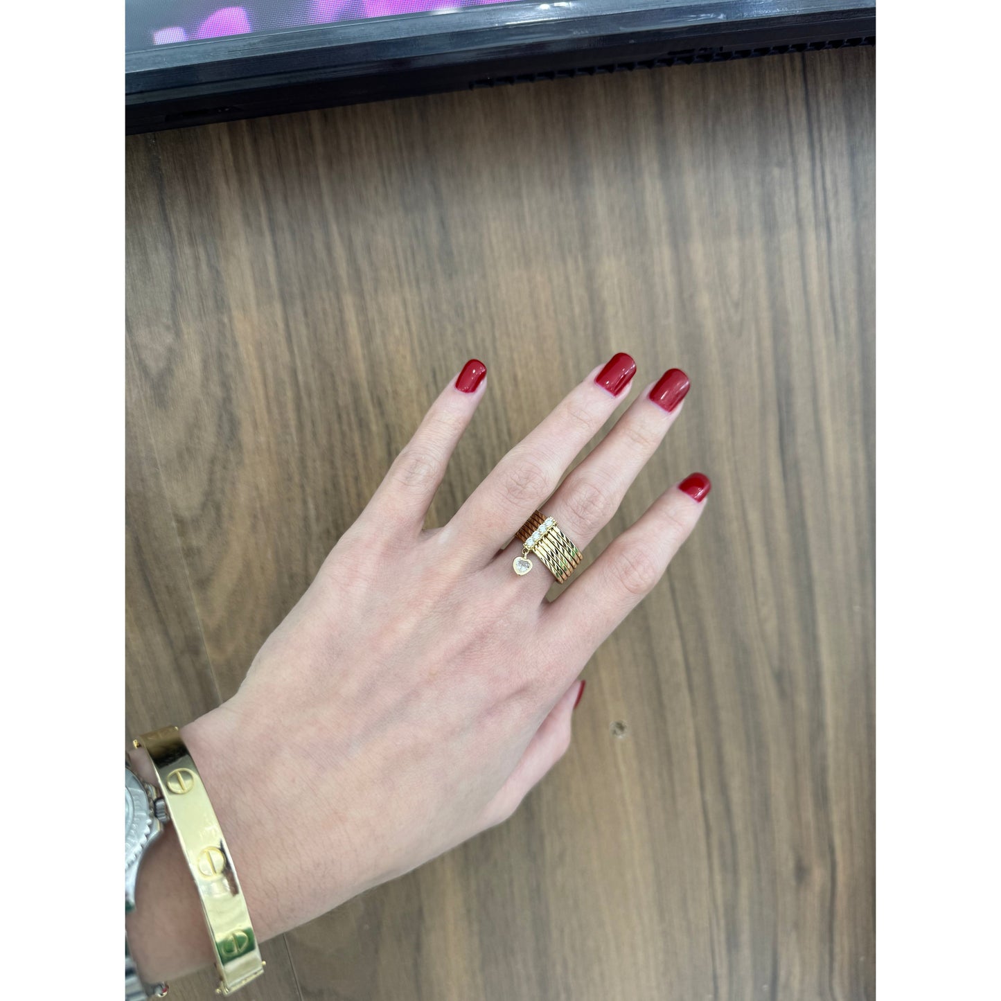 14K Seminario Ring