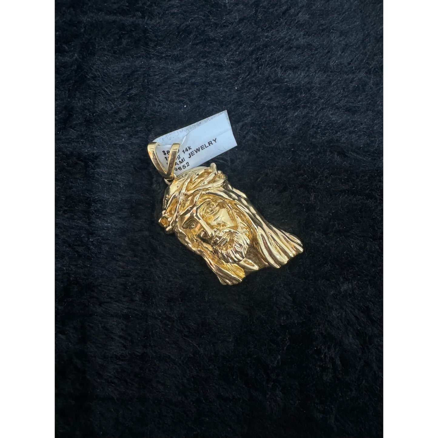 14Kt Jesus Charm - Miami Jewelry