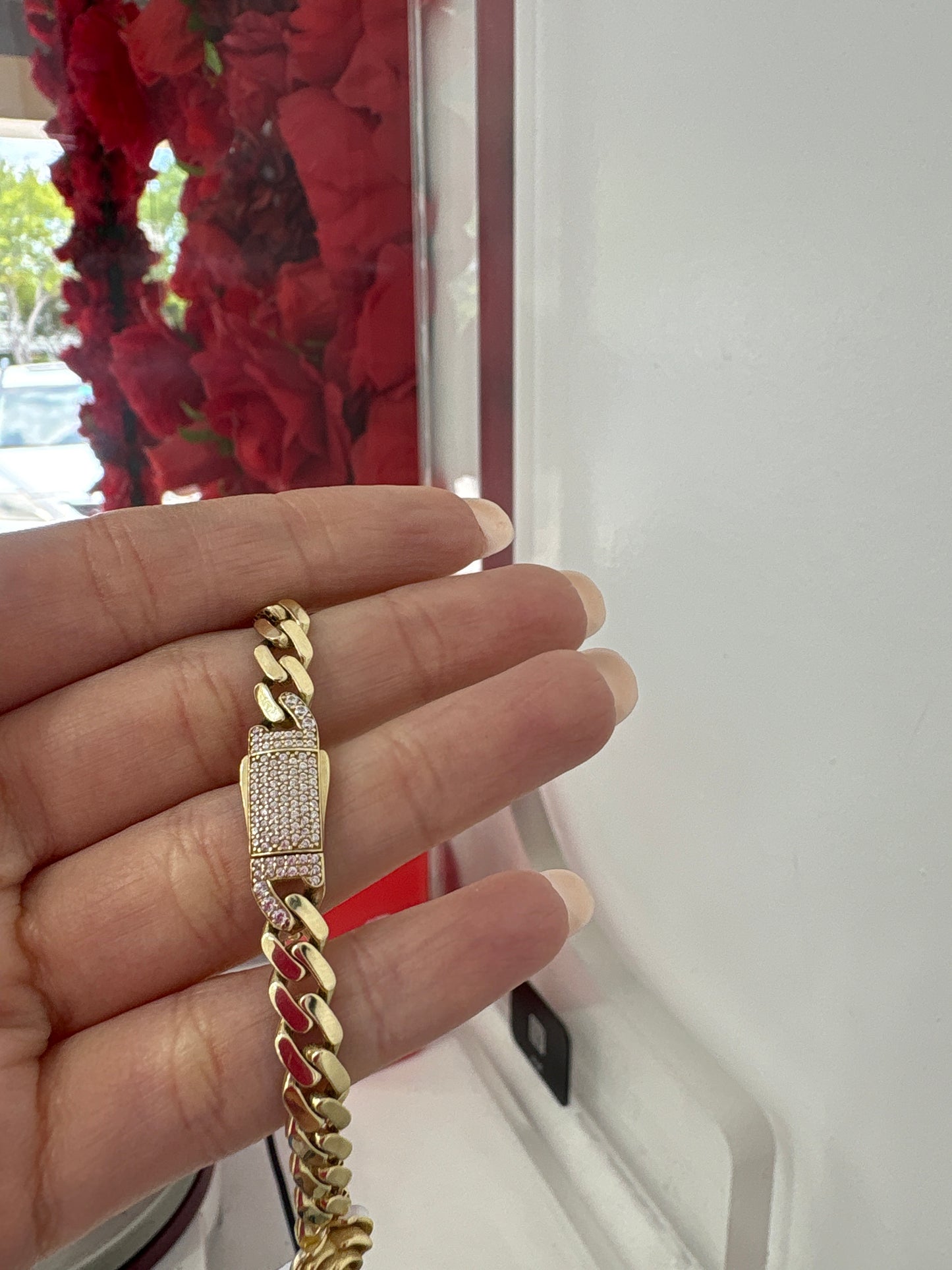 10K Roses Bracelet