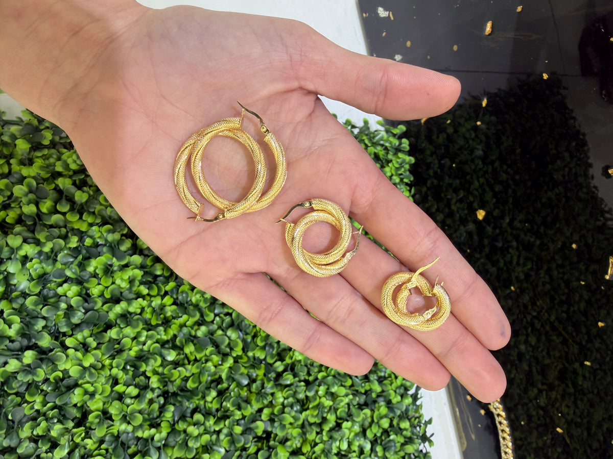 Trío 10k argollas