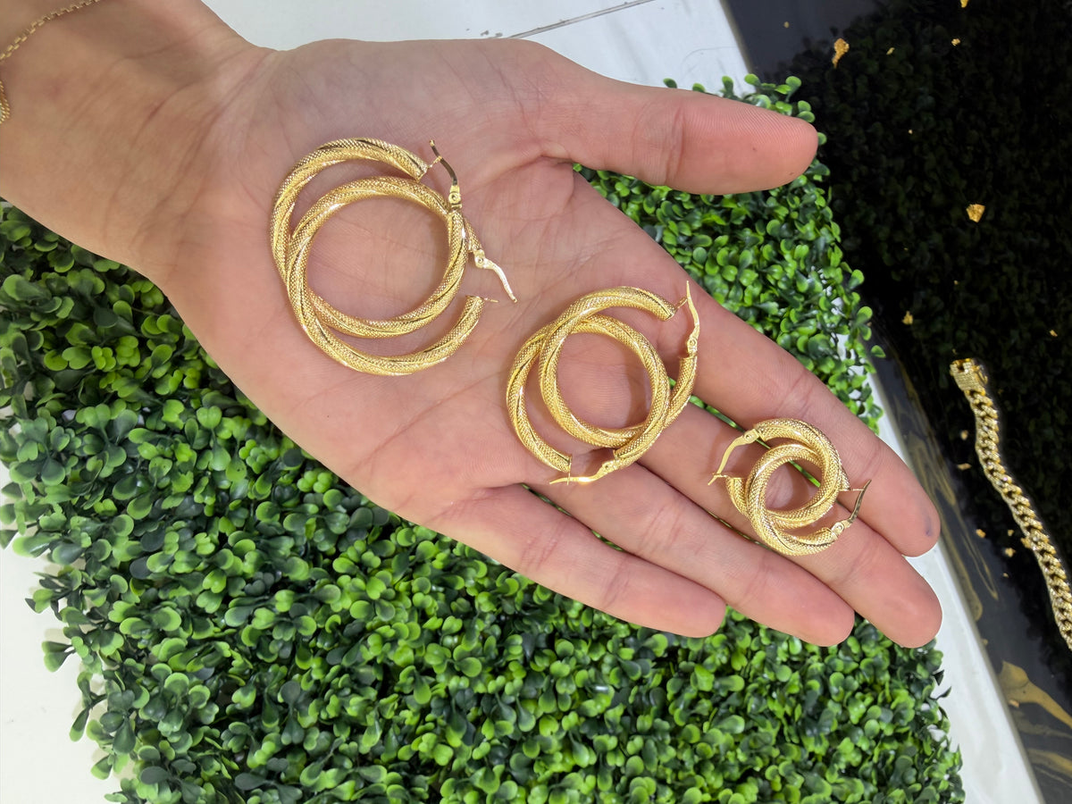 Trío 10k argollas