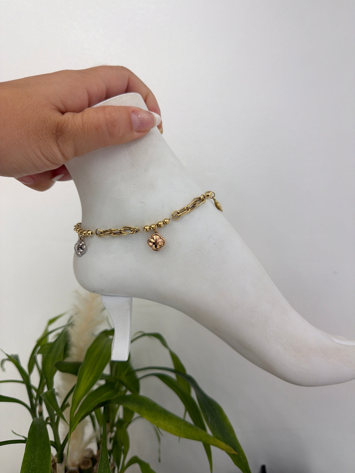 14k anklet