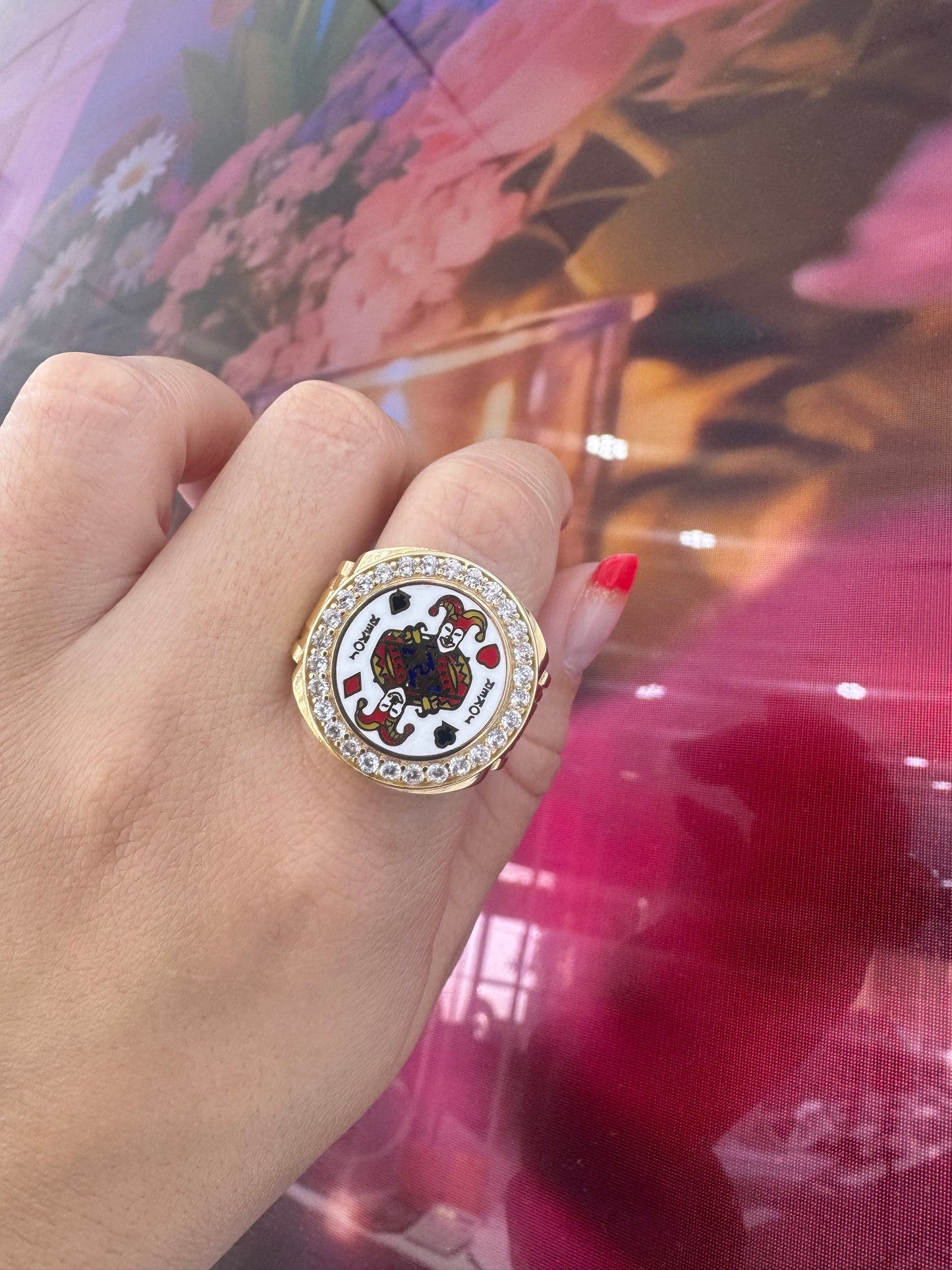 14k anillo de hombre