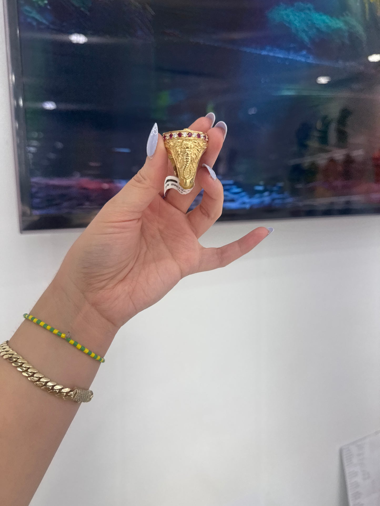 10K Anillo Religioso