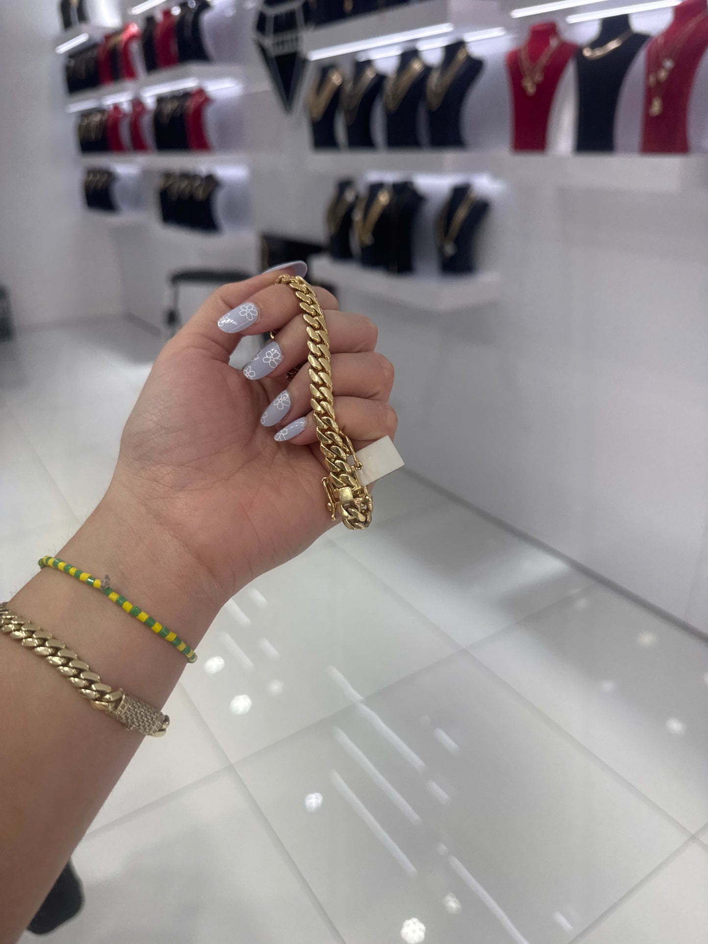 14k raul cuban link bracelet