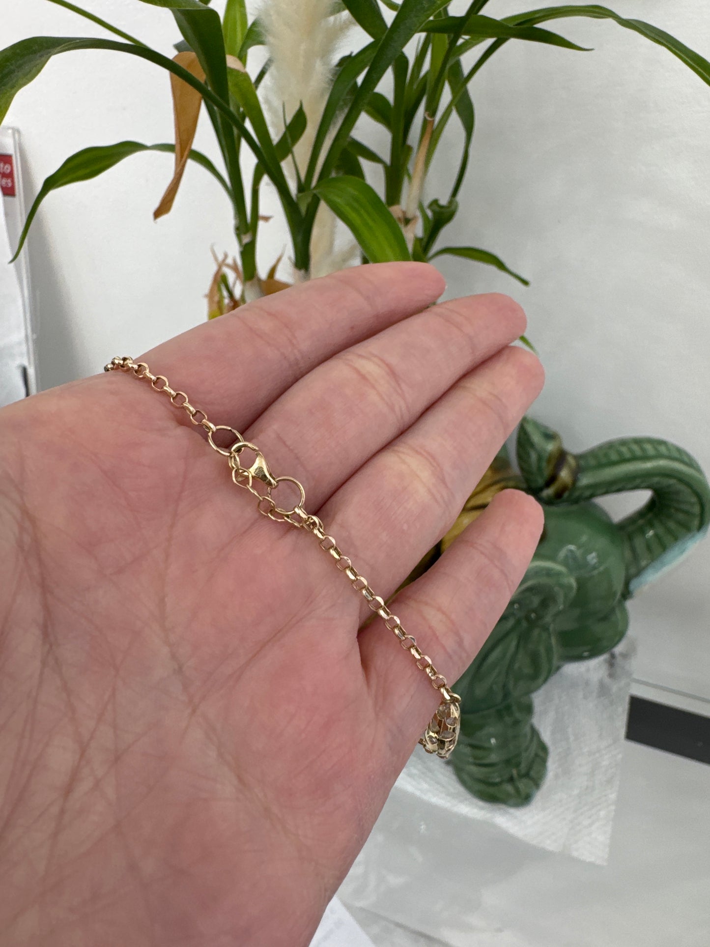 10K Heart Bracelet