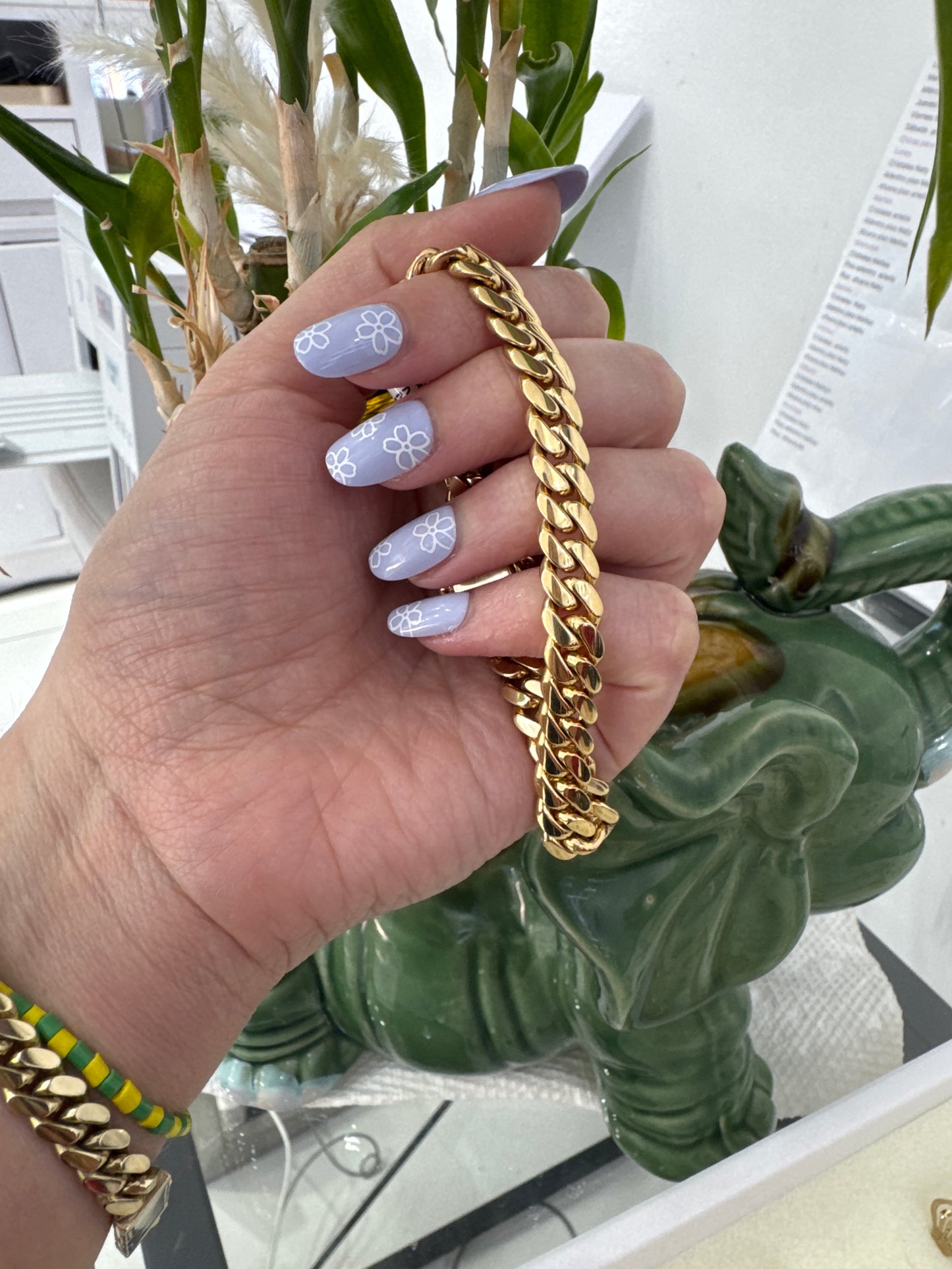 10k katia Cuban link bracelet