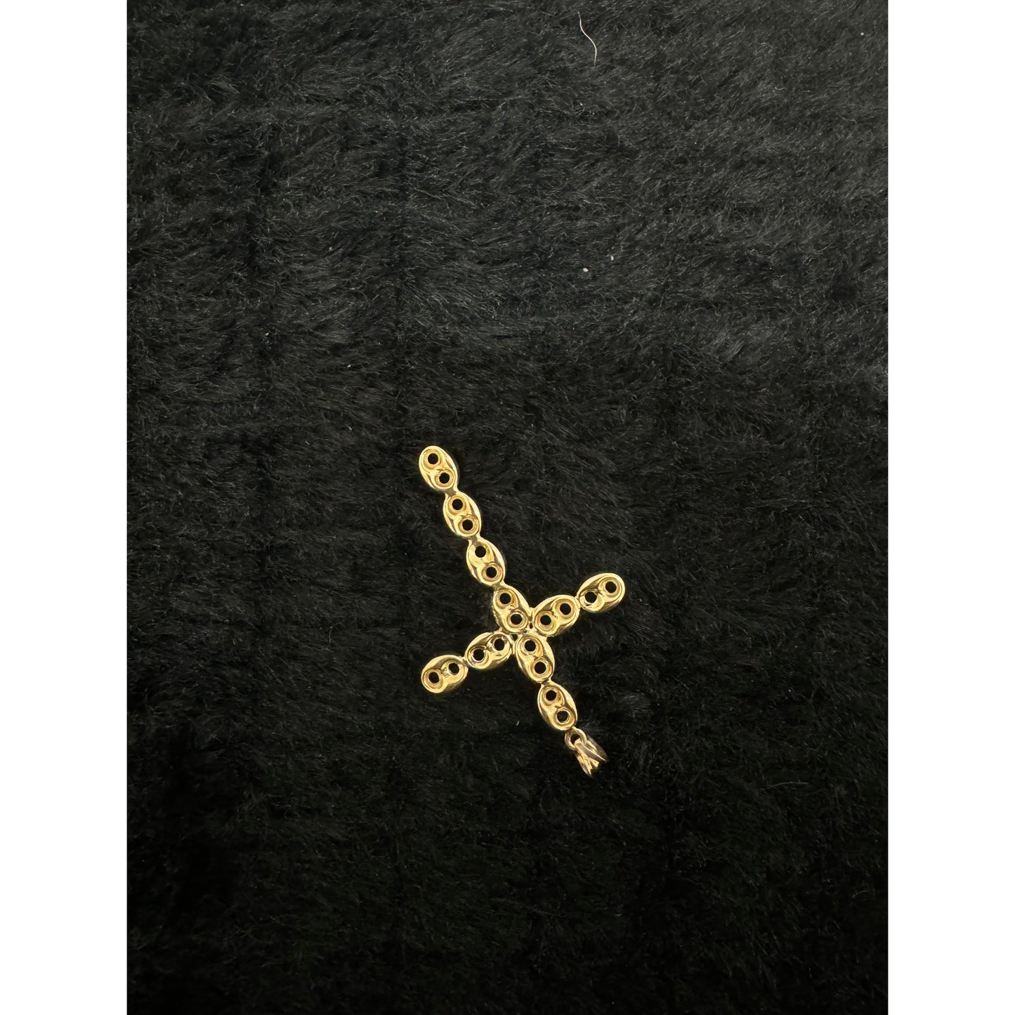 14K Cross Charm