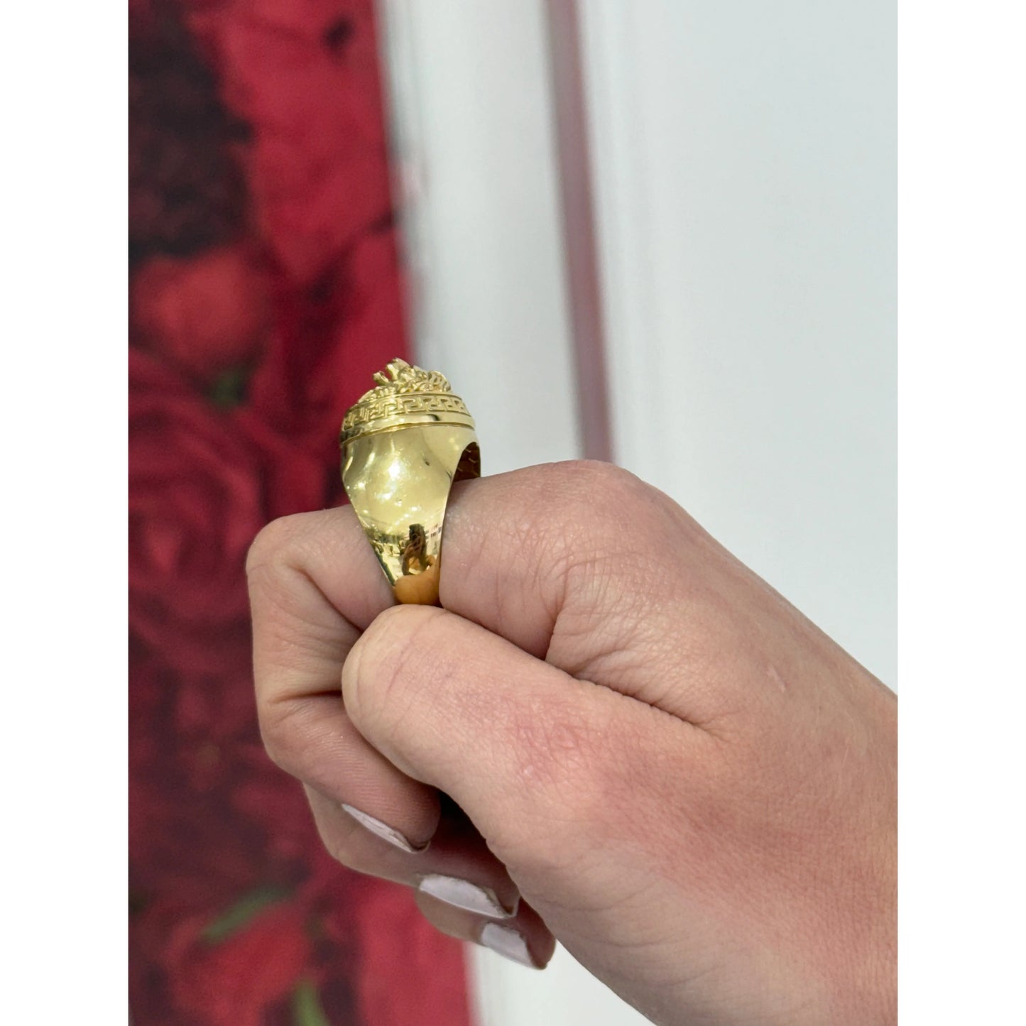 14K Lion Ring