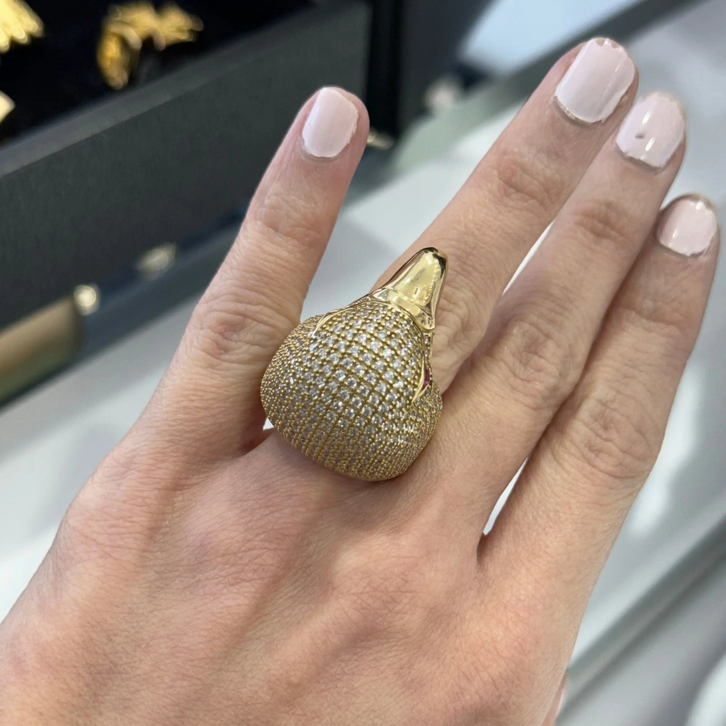 10K Eagle Ring Miami Jewelry