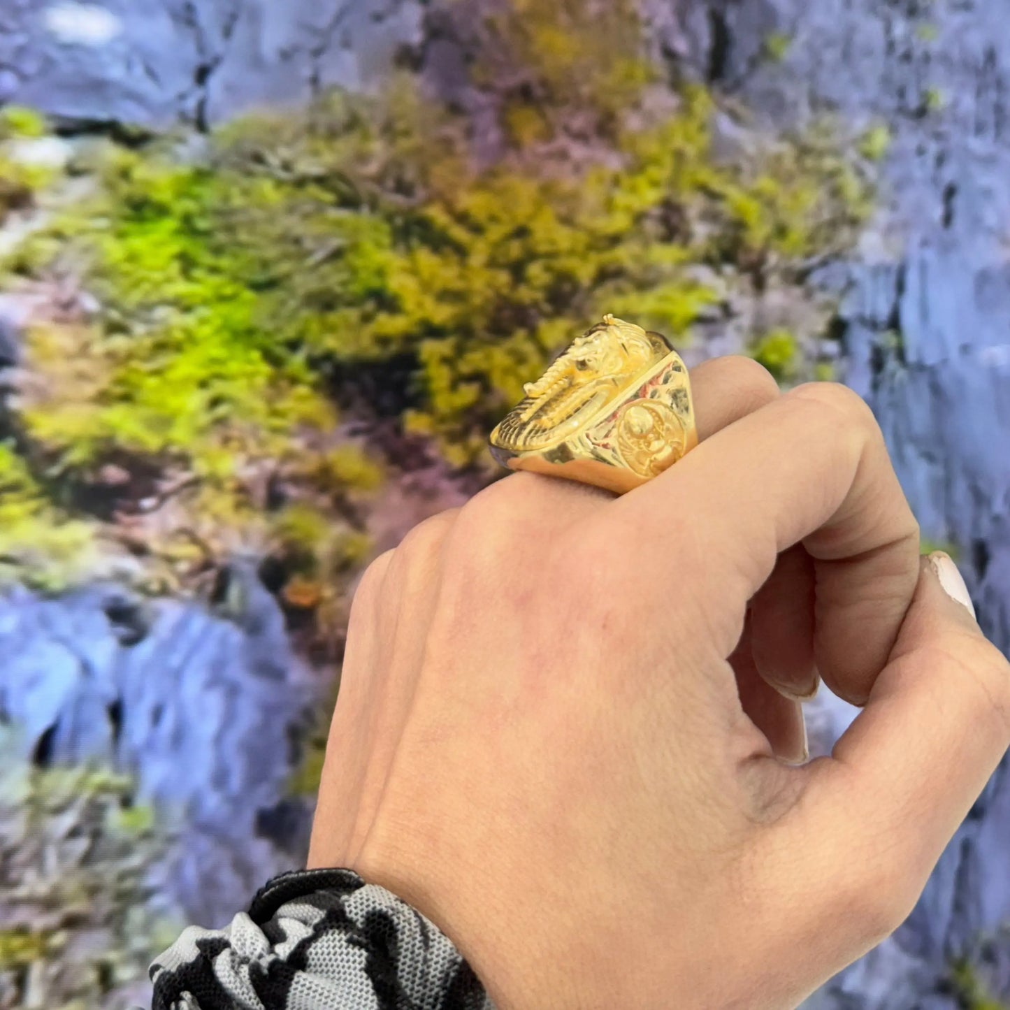10K Faraon Ring Miami Jewelry