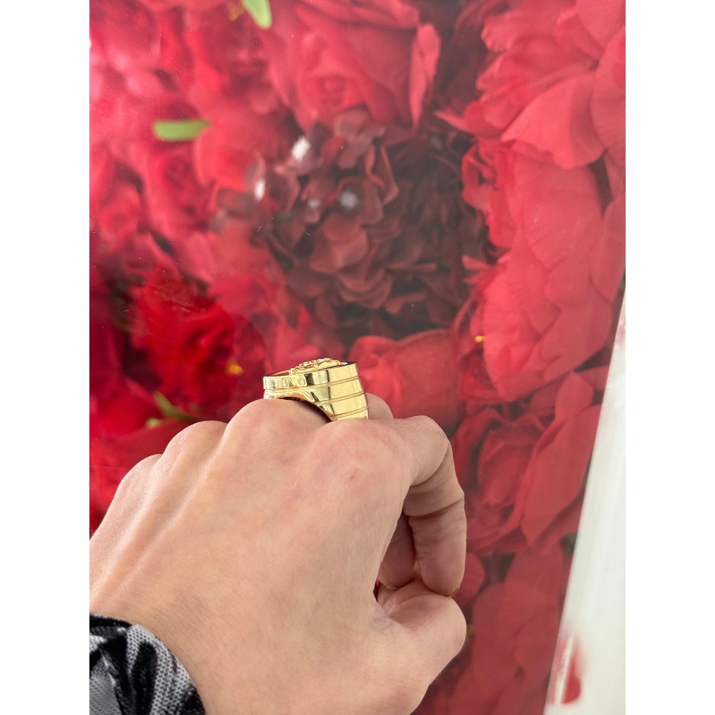 10K Virgen De La Caridad Ring