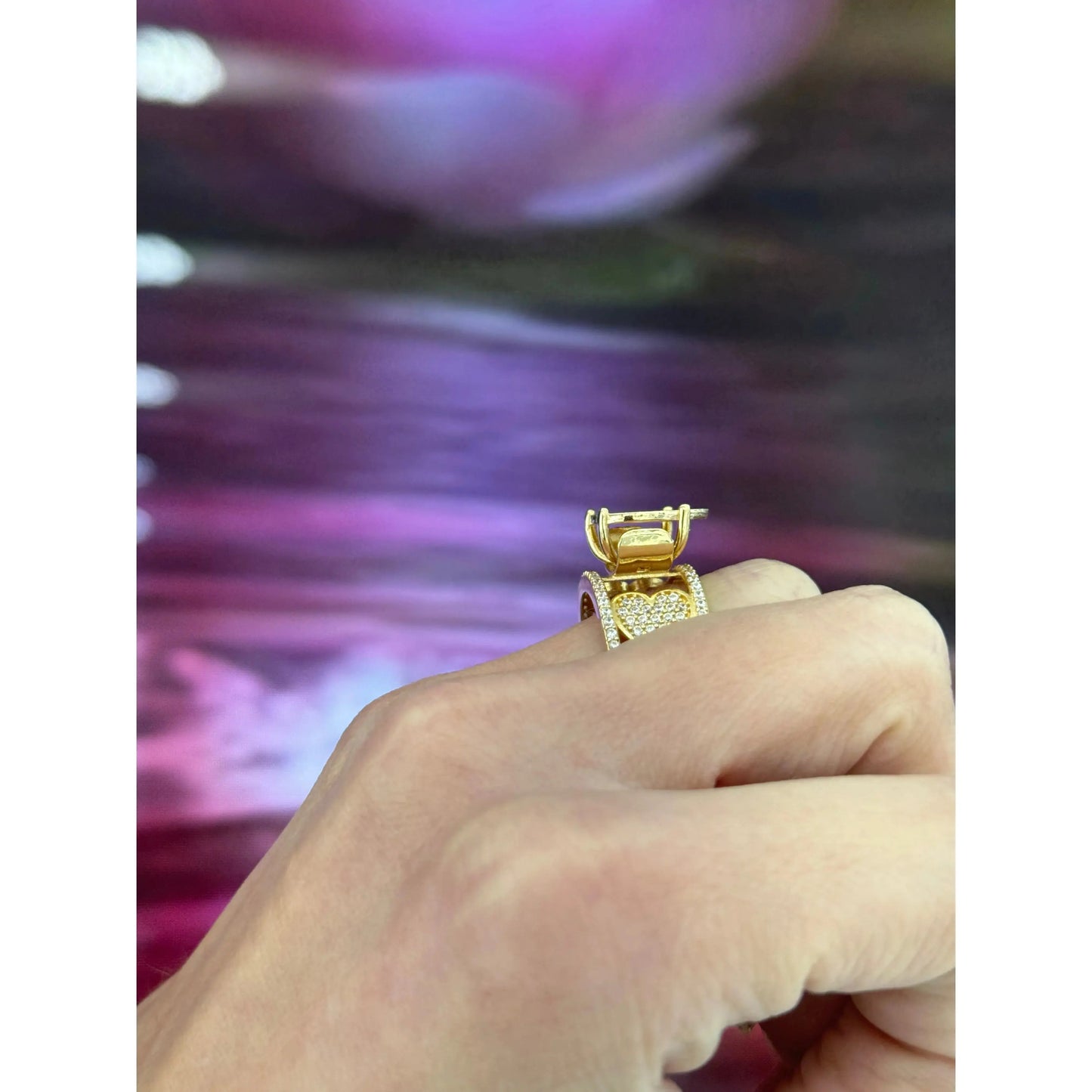 14K Heart Ring Miami Jewelry