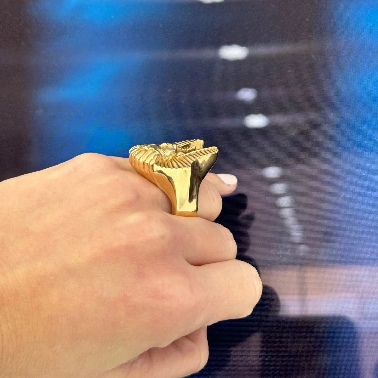 14K Faraon Ring Miami Jewelry