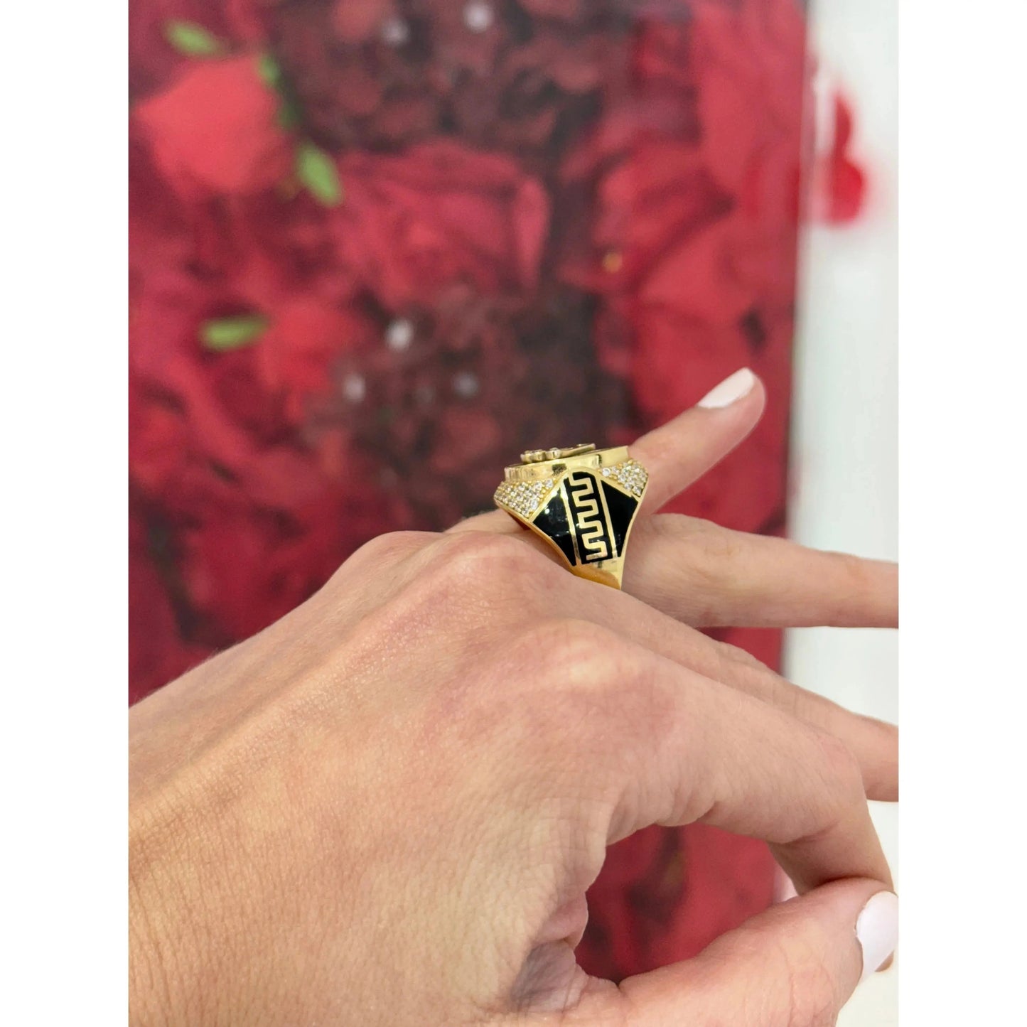 14K Crown Ring Miami Jewelry
