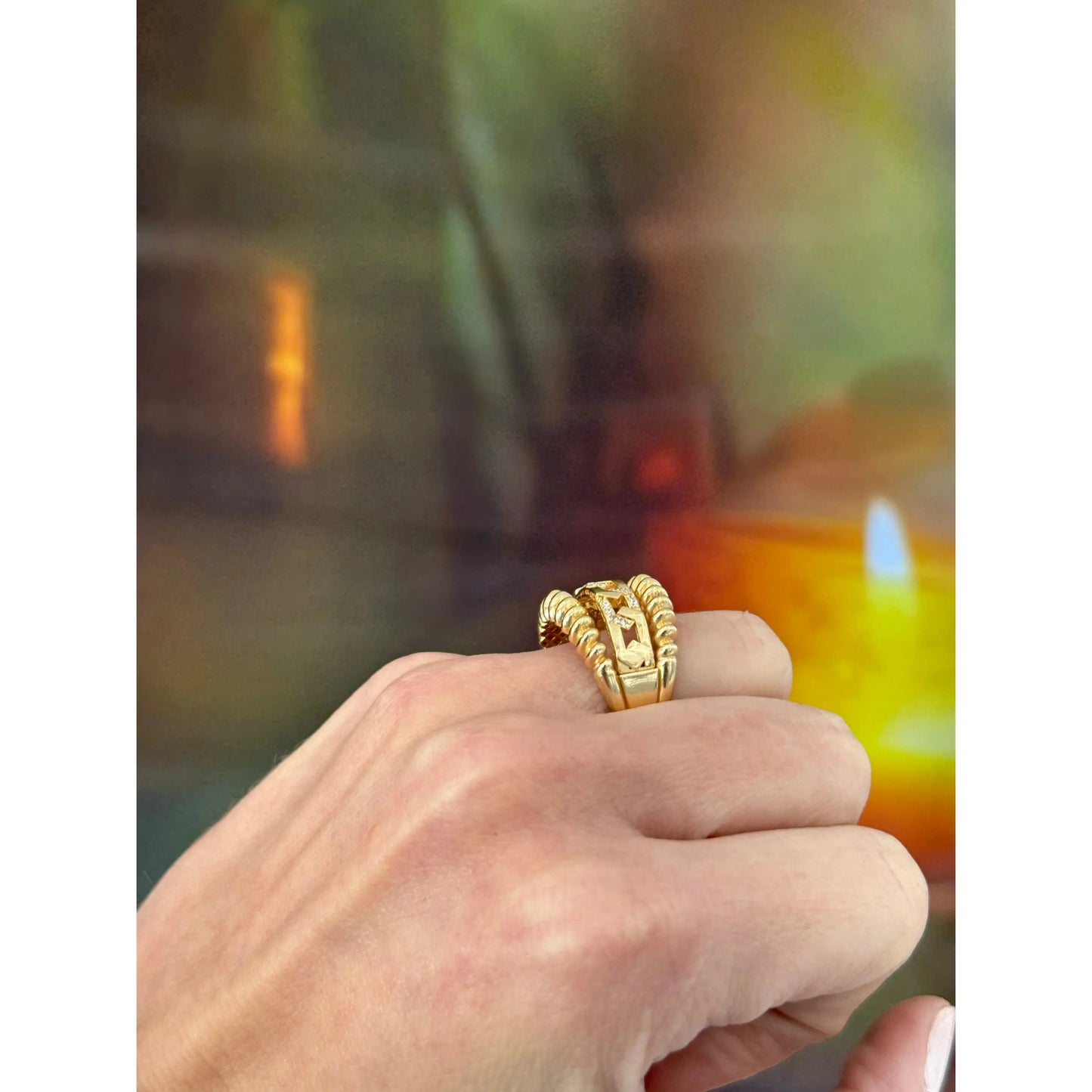 14K Elegance Ring Miami Jewelry