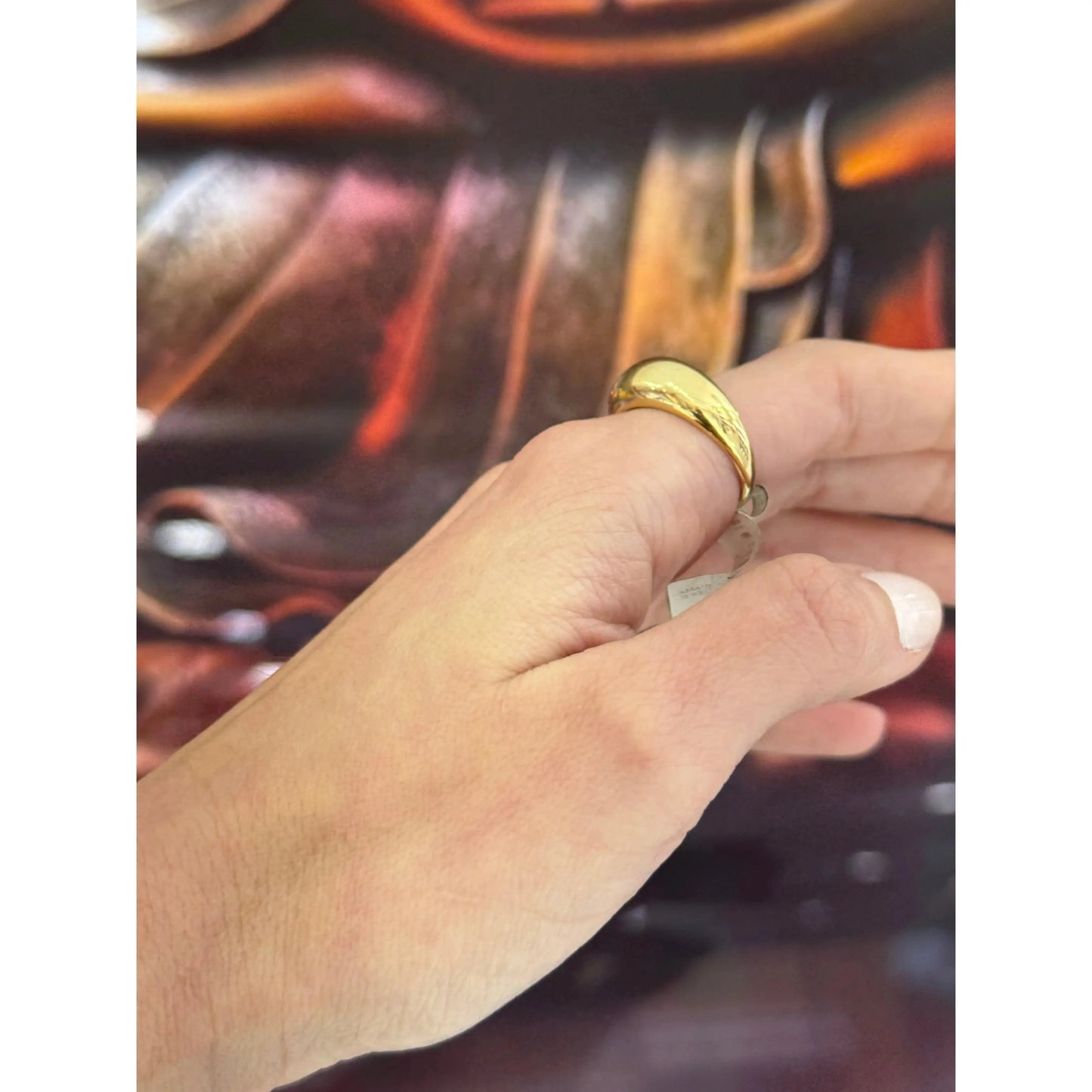 14K Plain Ring Miami Jewelry
