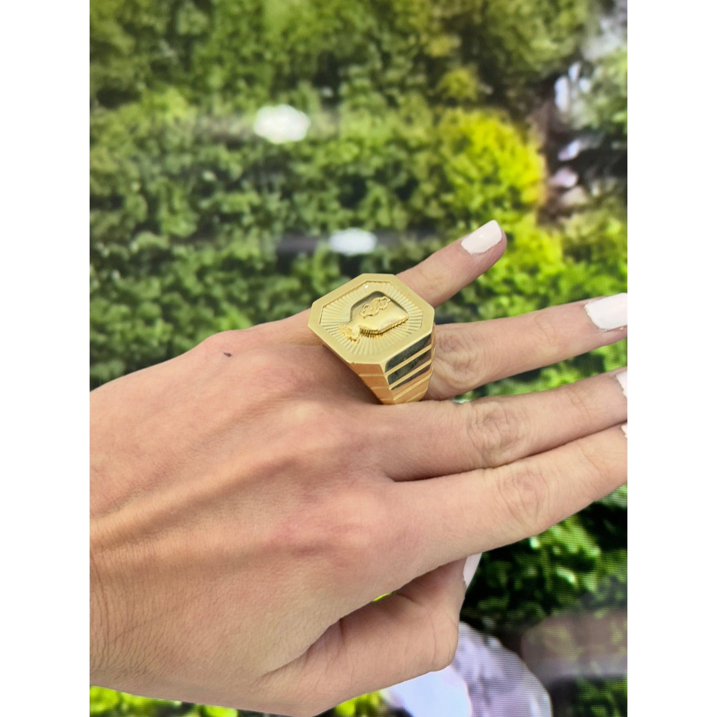 10K Money Bag Ring