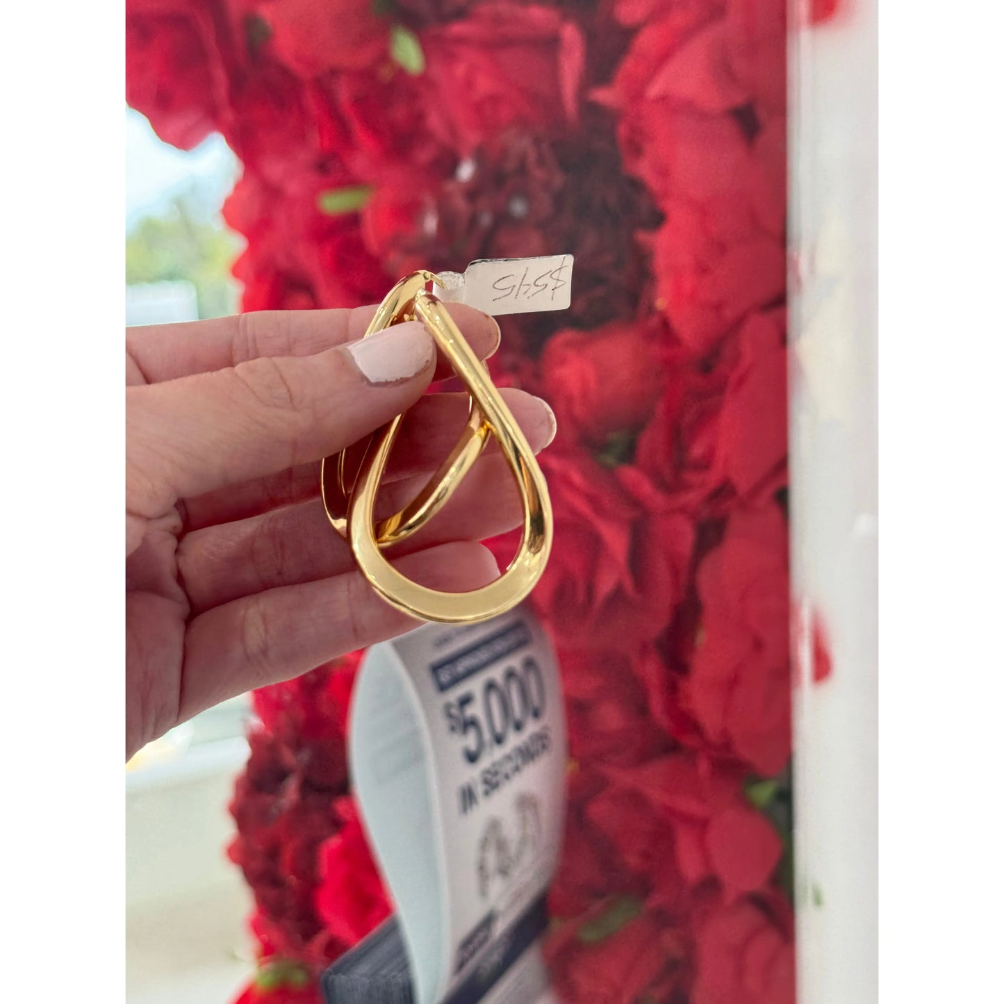14K Wave Hoop