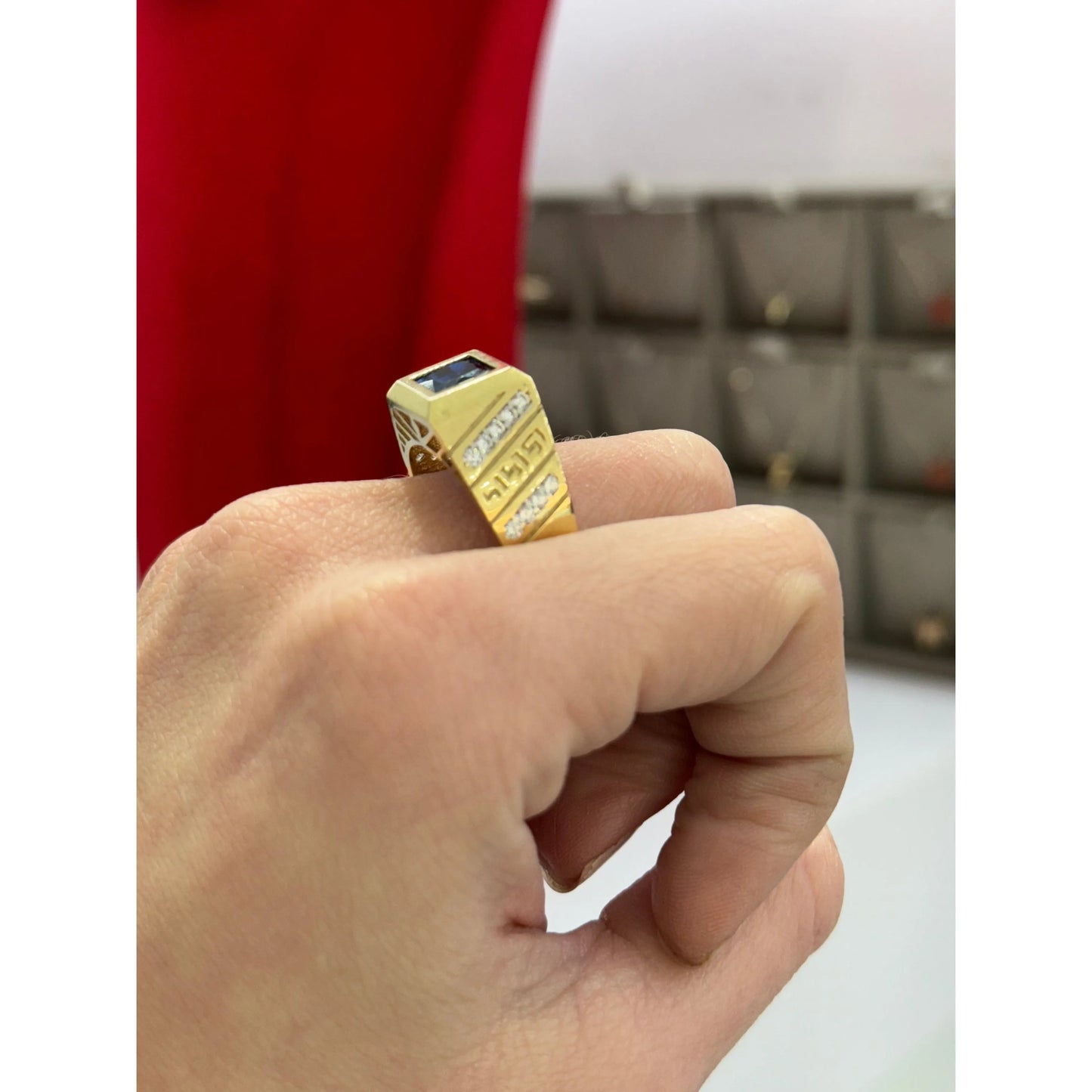 10K Blue Ring