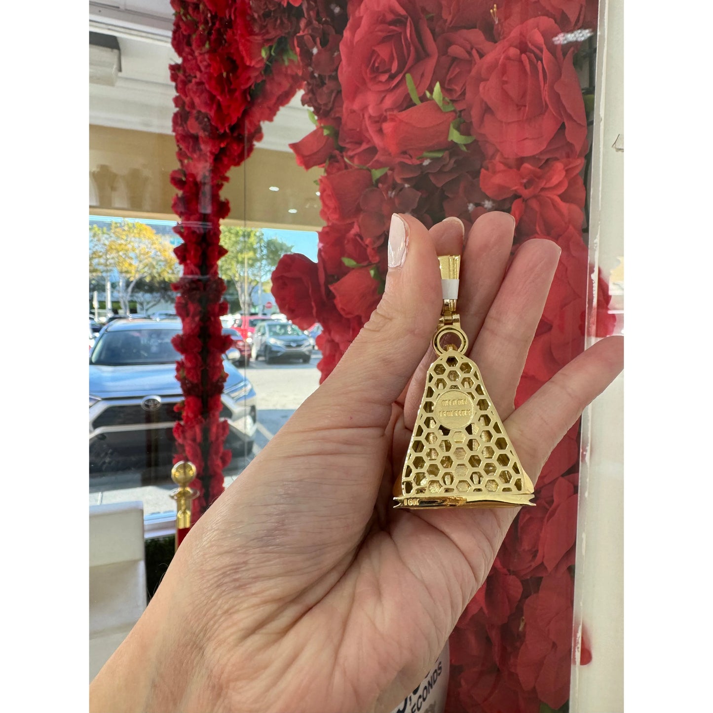 10K Small Lazaro Charm