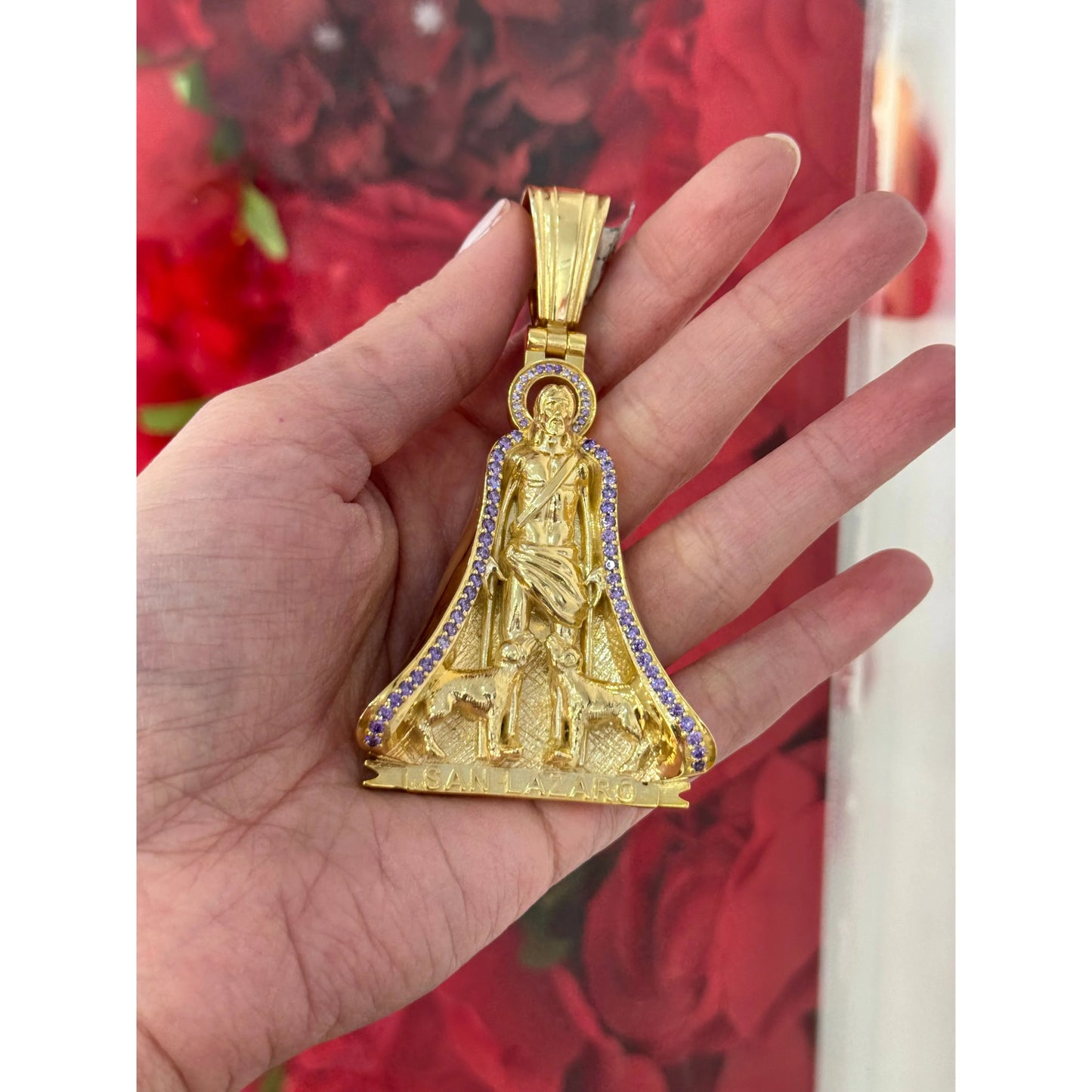 10K Large San Lazaro Charm
