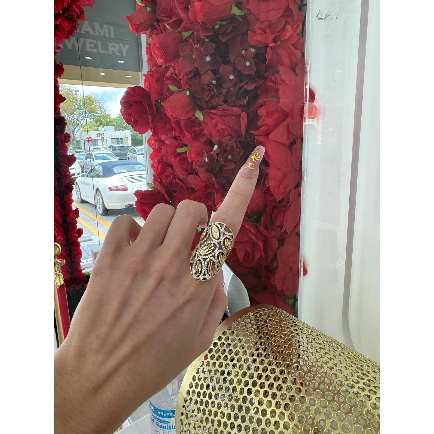 14K Monica Robles Ring Miami Jewelry