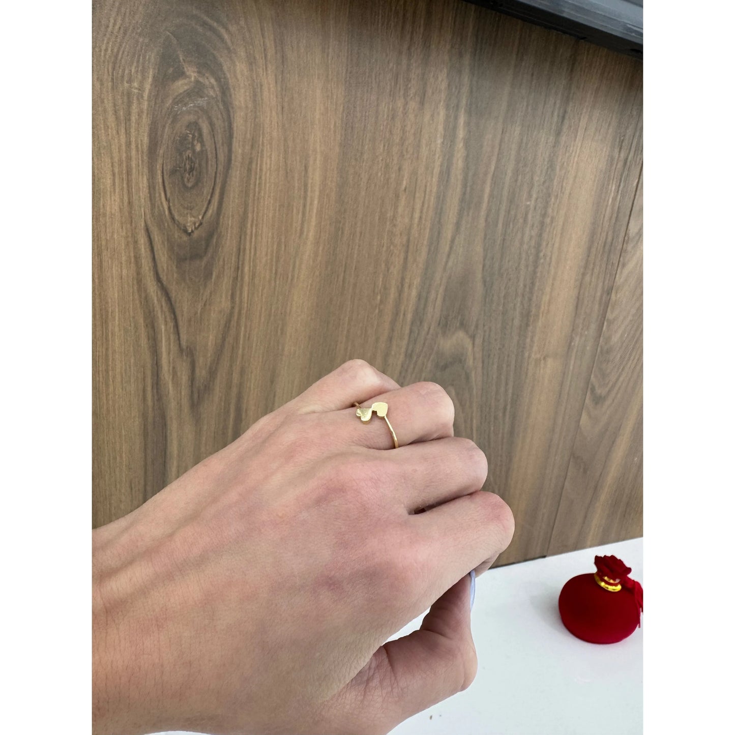 14K Heart Ring