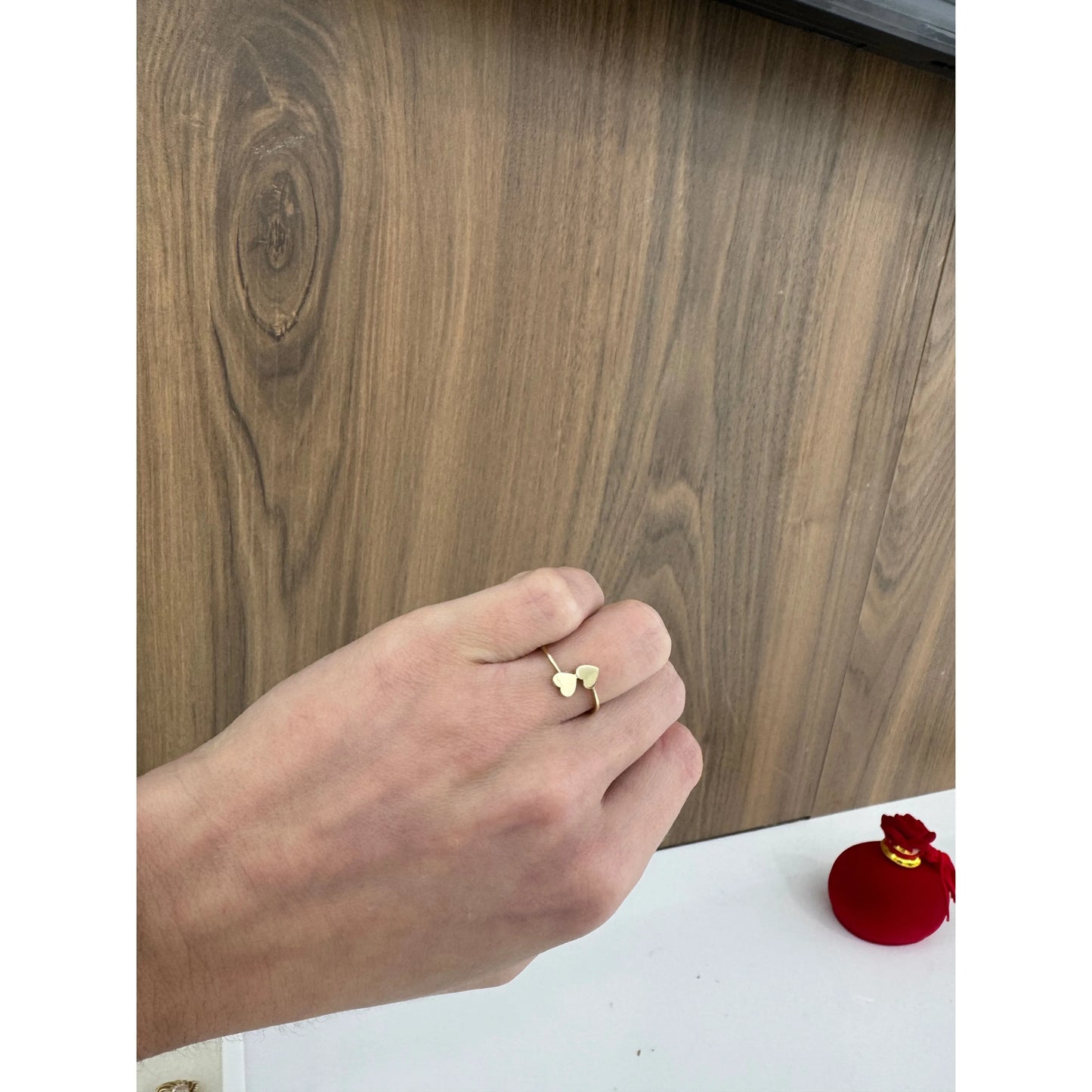 14K Heart Ring