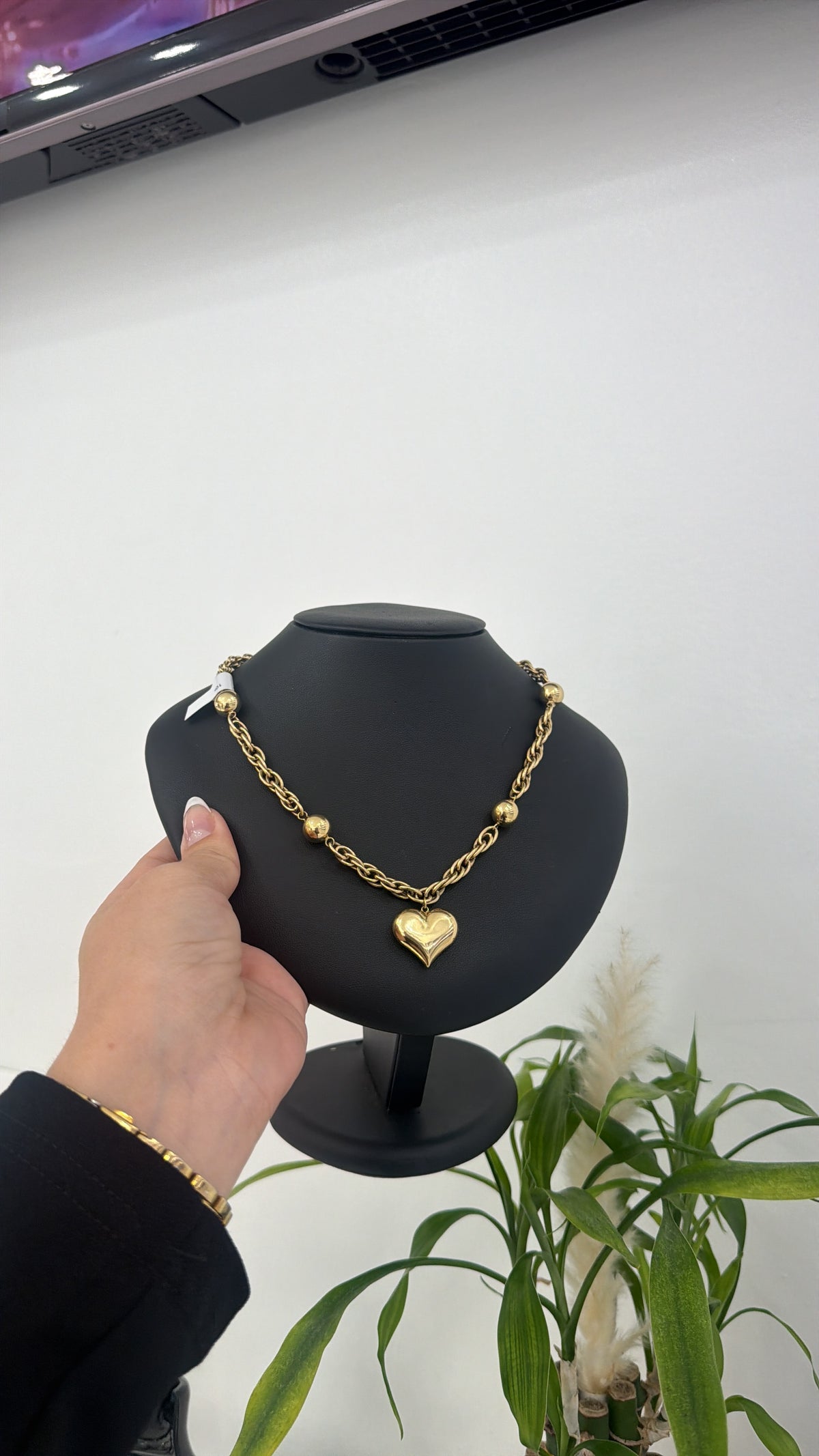 10k hearts Necklace