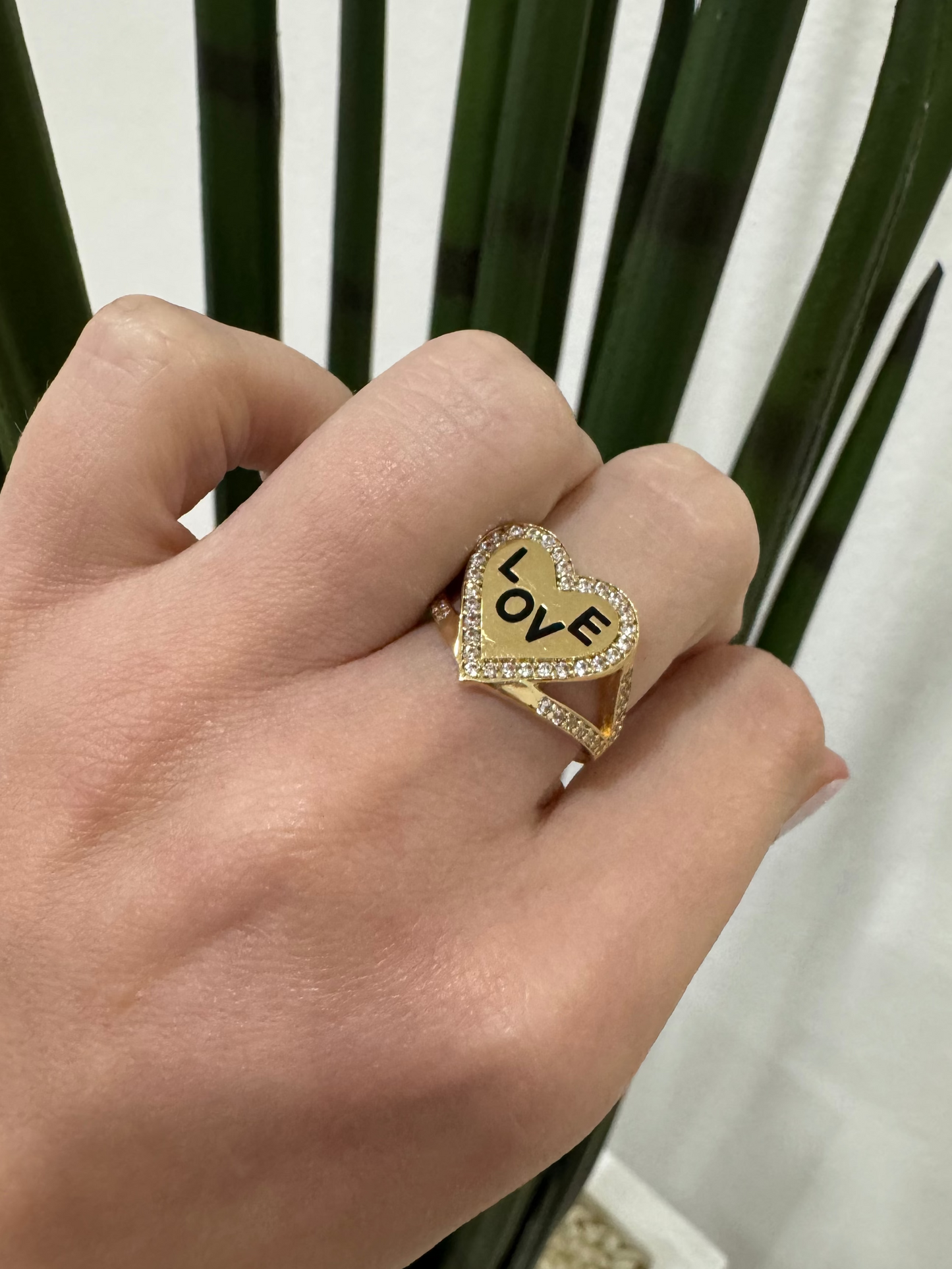 14K Love Ring