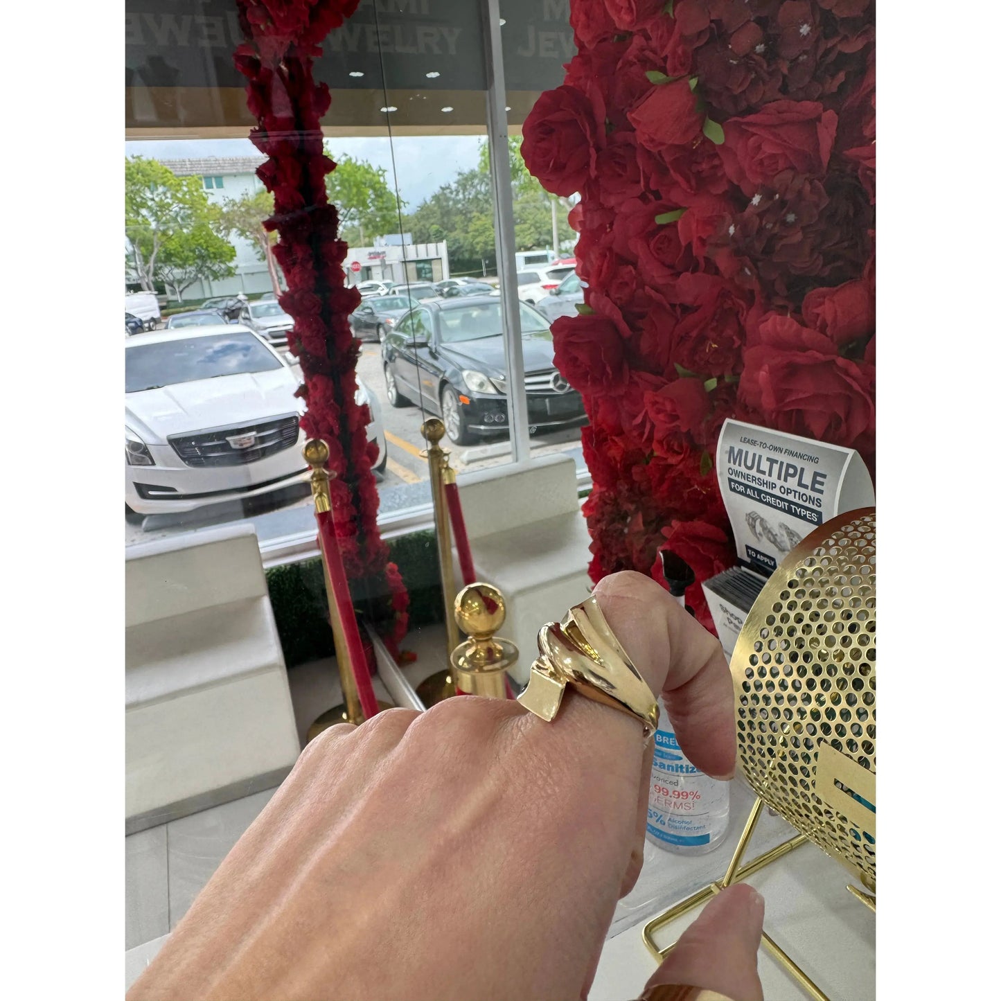 14k Anillo elegante Miami Jewelry