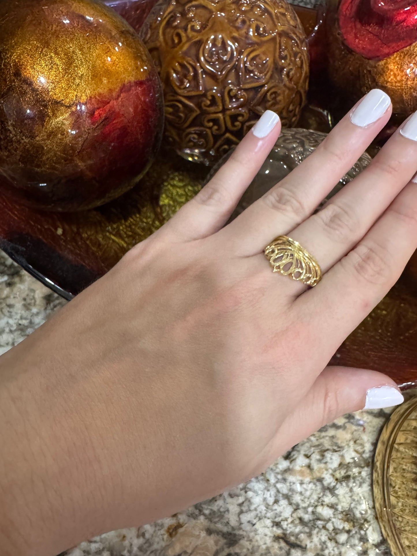 14K Crown Ring