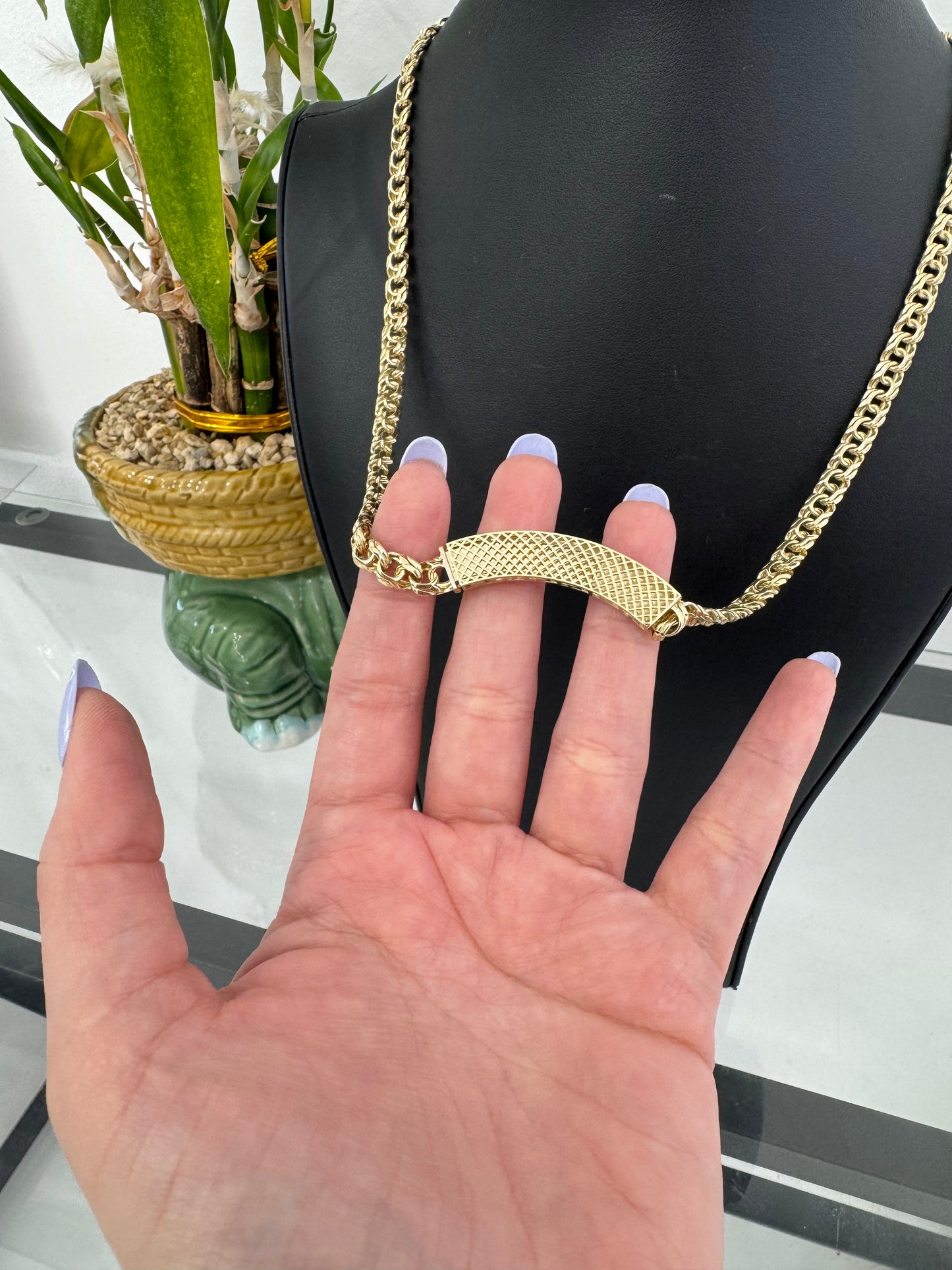 10K Tejido Chino Chain
