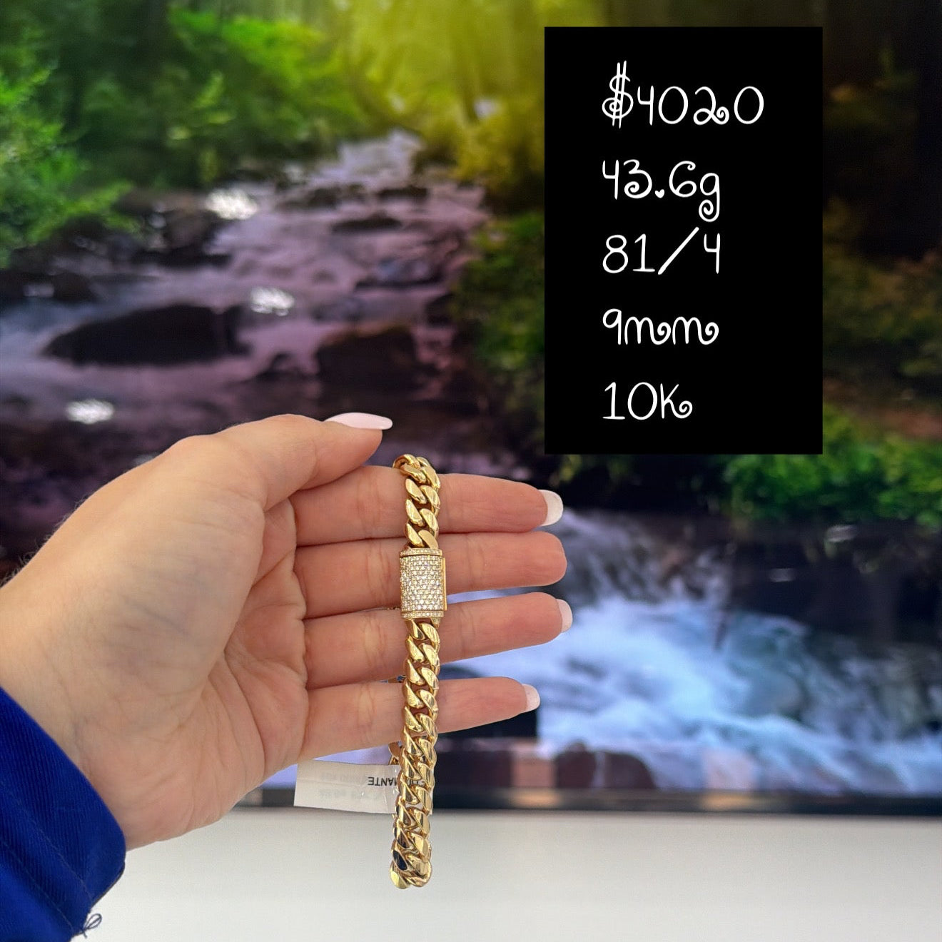 10K Diamond Bracelet