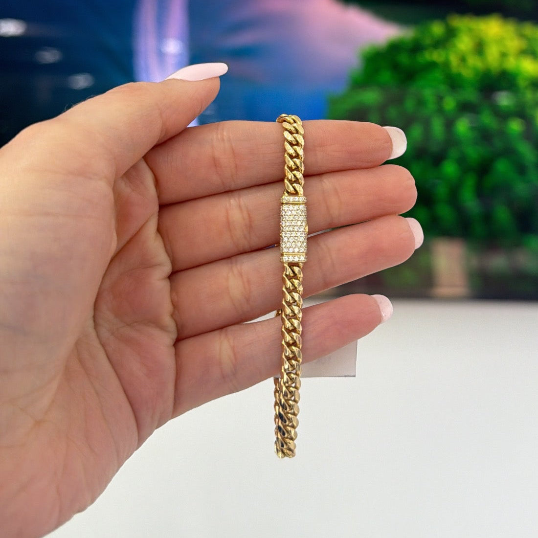 10K Diamond Bracelet