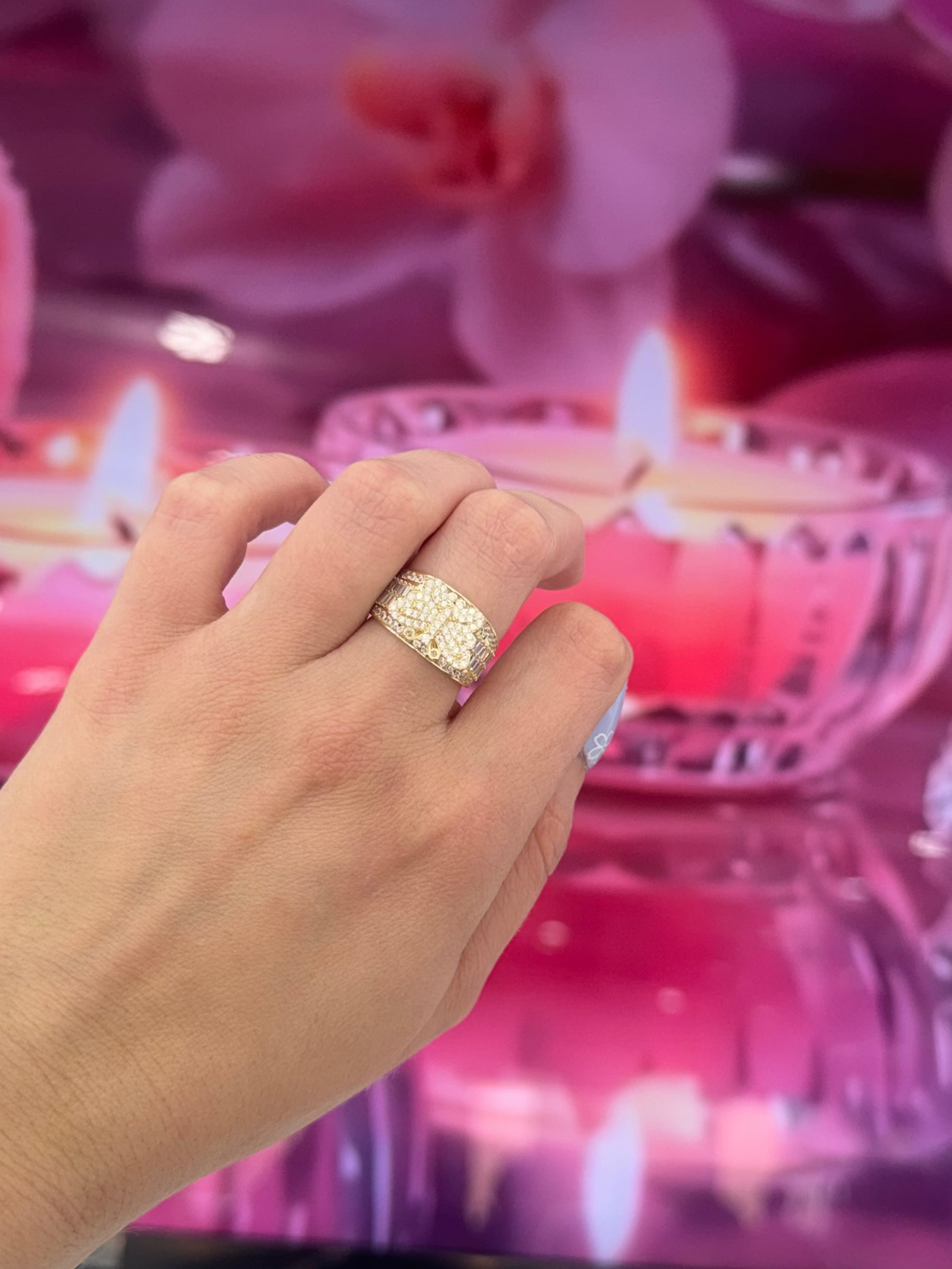 10K Butterfly Ring