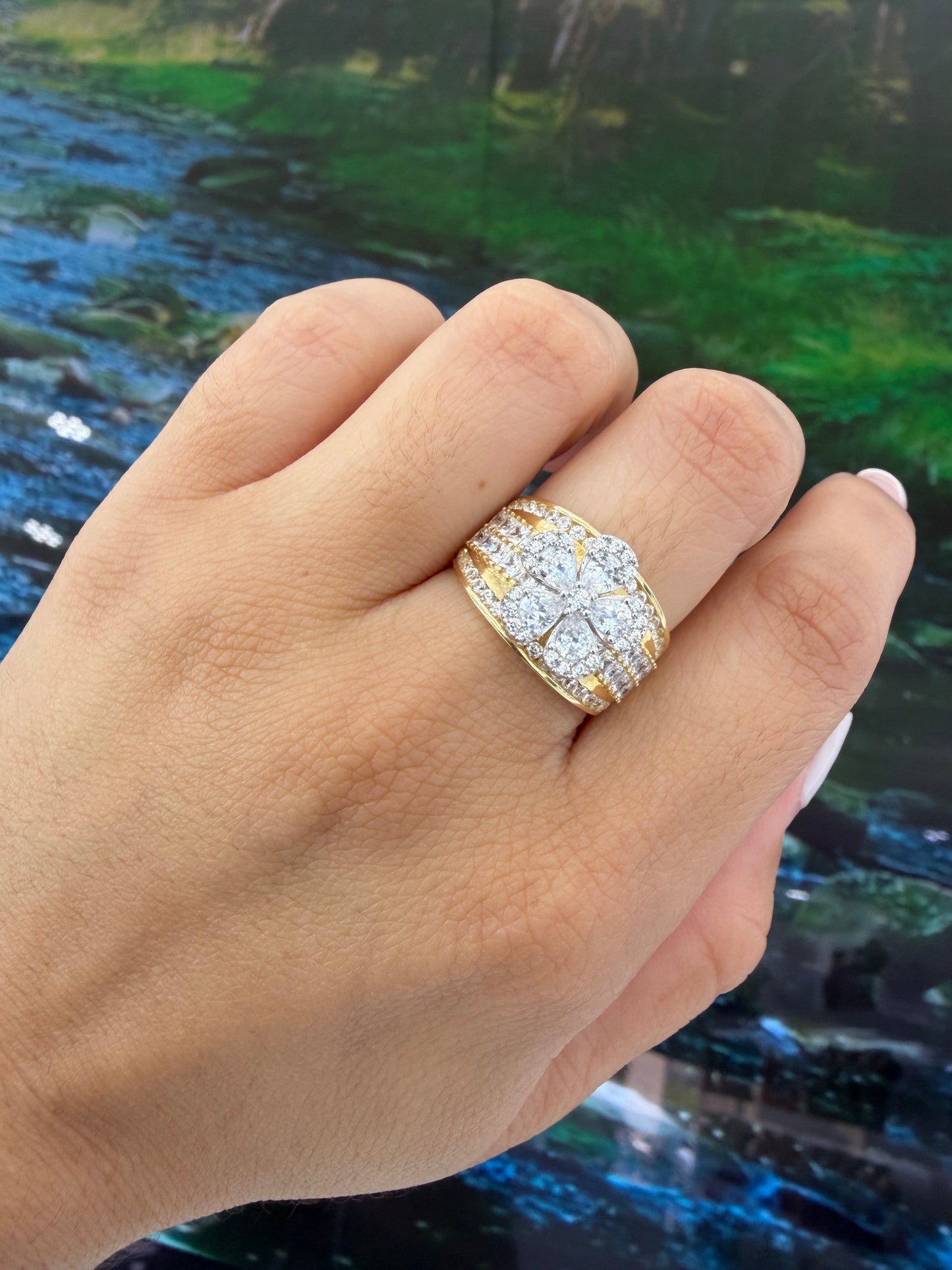 Anillo de mujer 14k