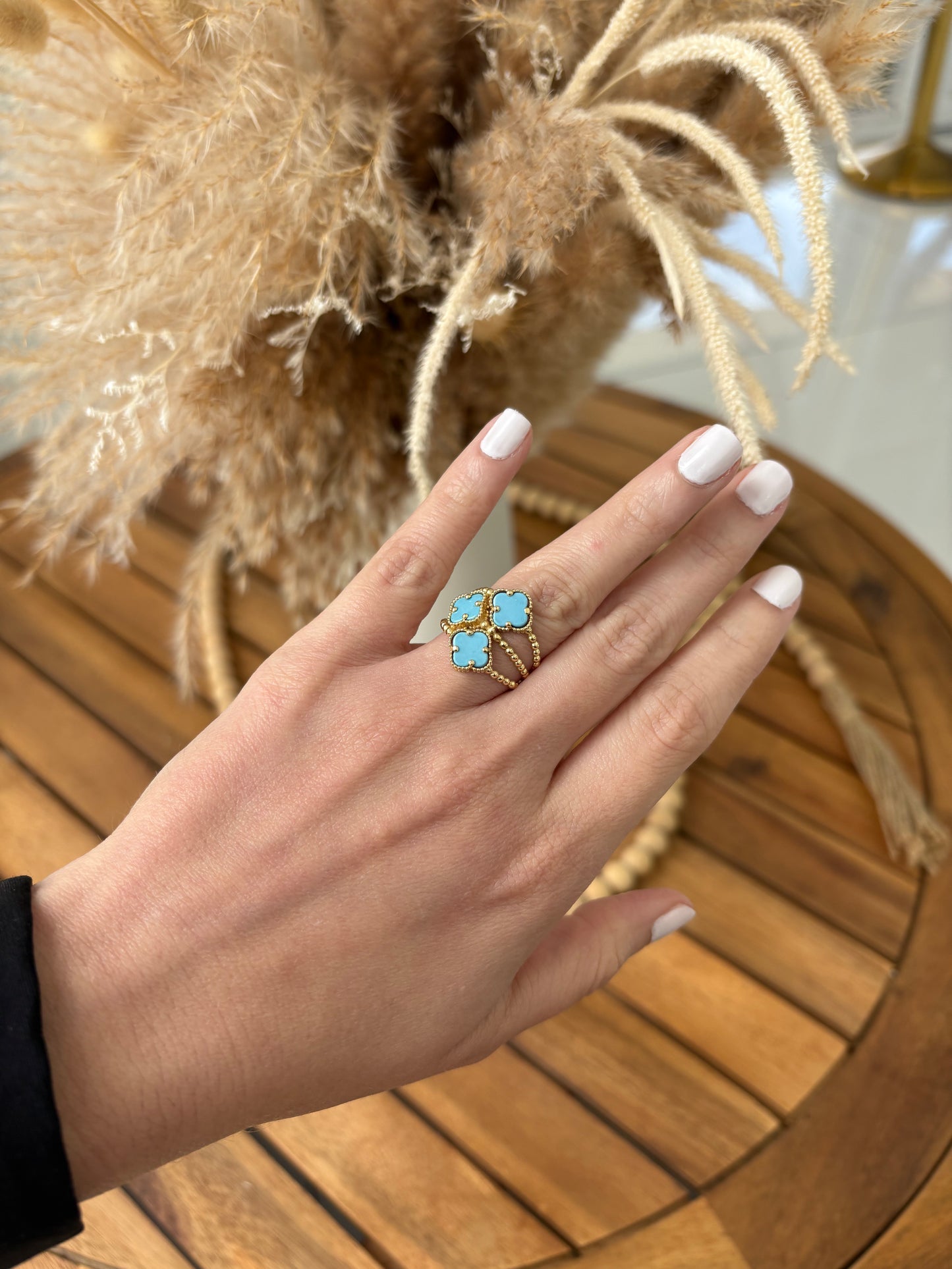 14K Flower Ring