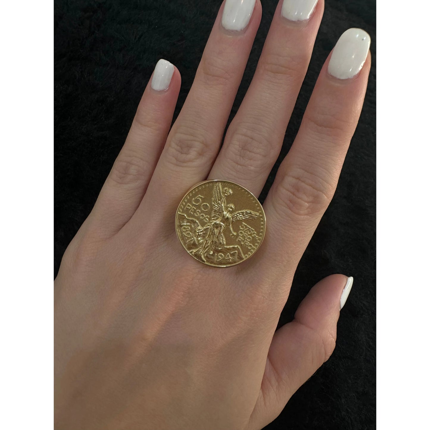 14K Centenario Ring