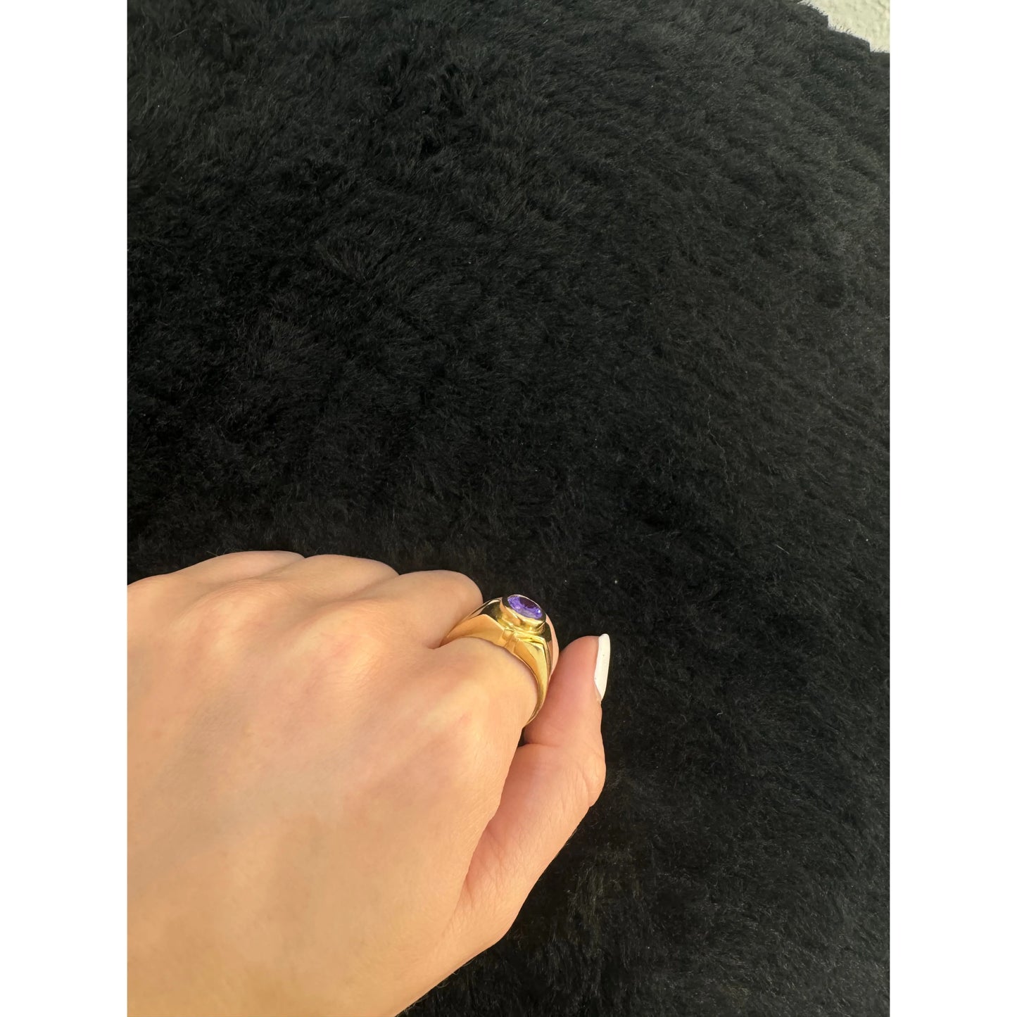 14K Purple Stone Ring