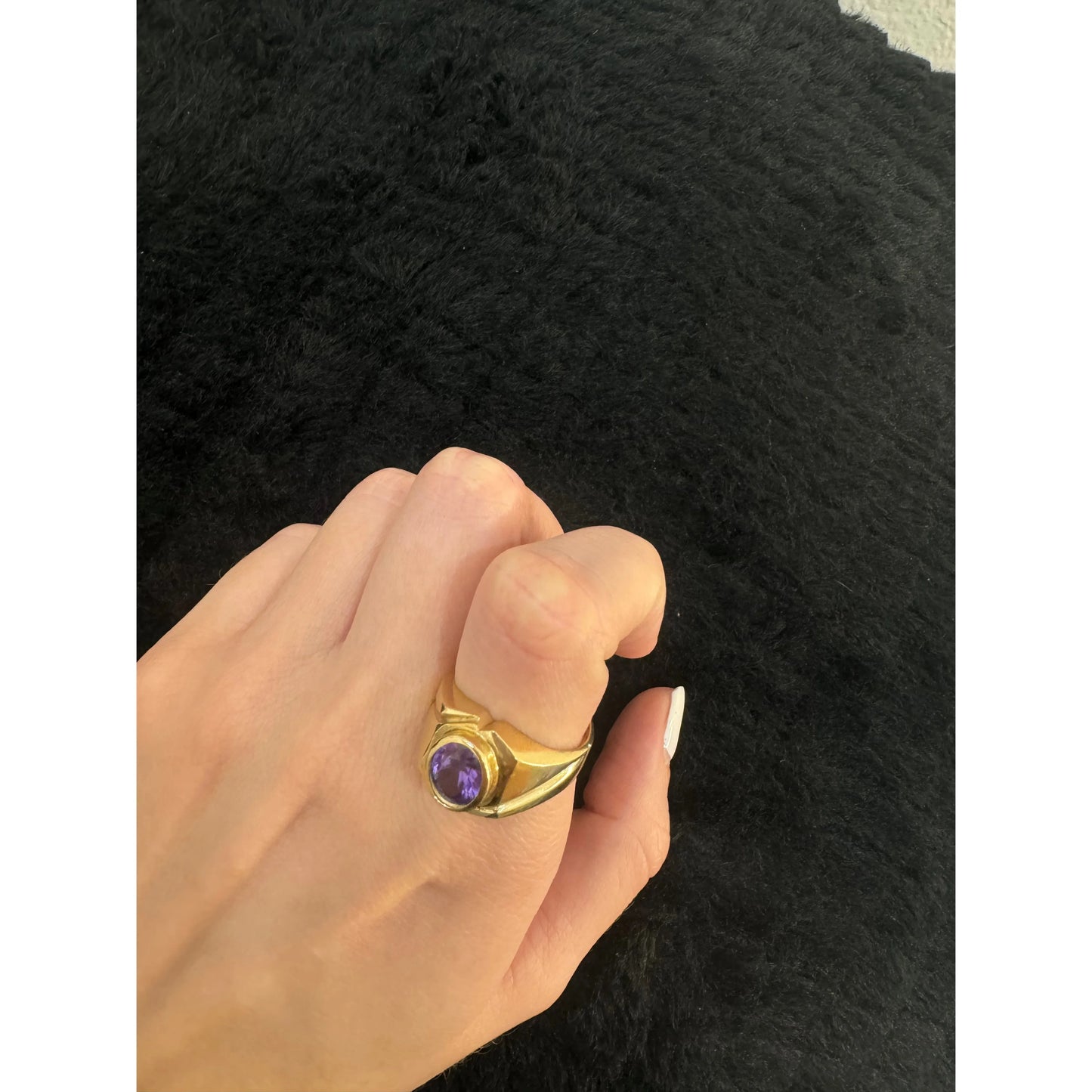 14K Purple Stone Ring