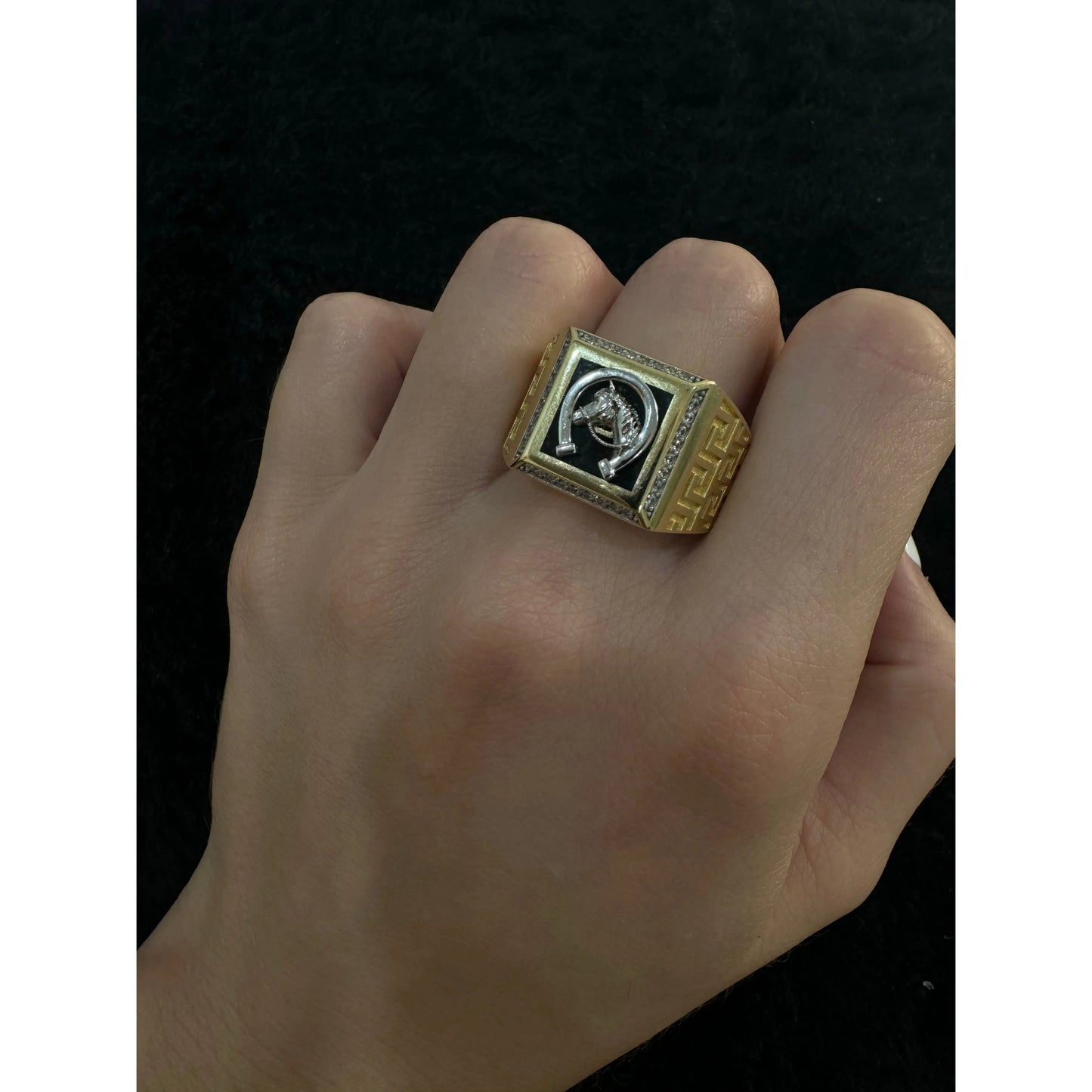 14K Horse Ring