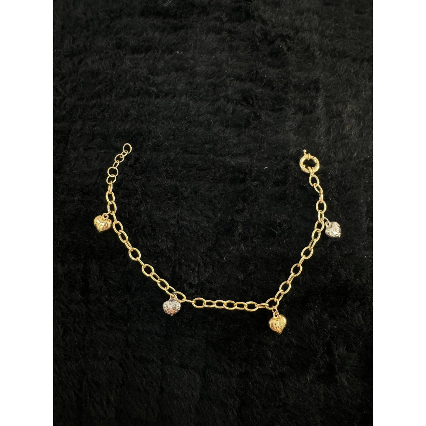14K Heart Bracelet