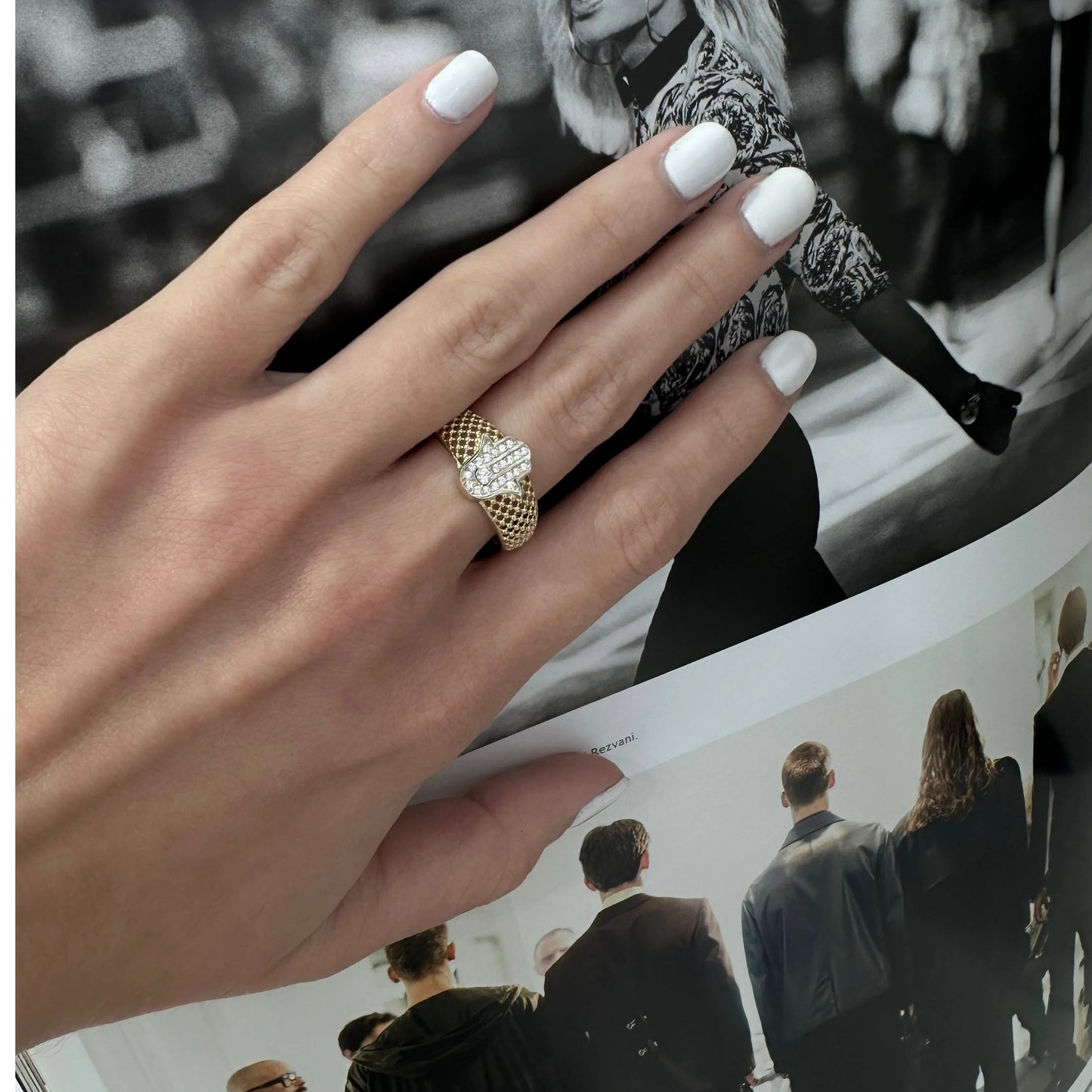 14K Hamsa Ring