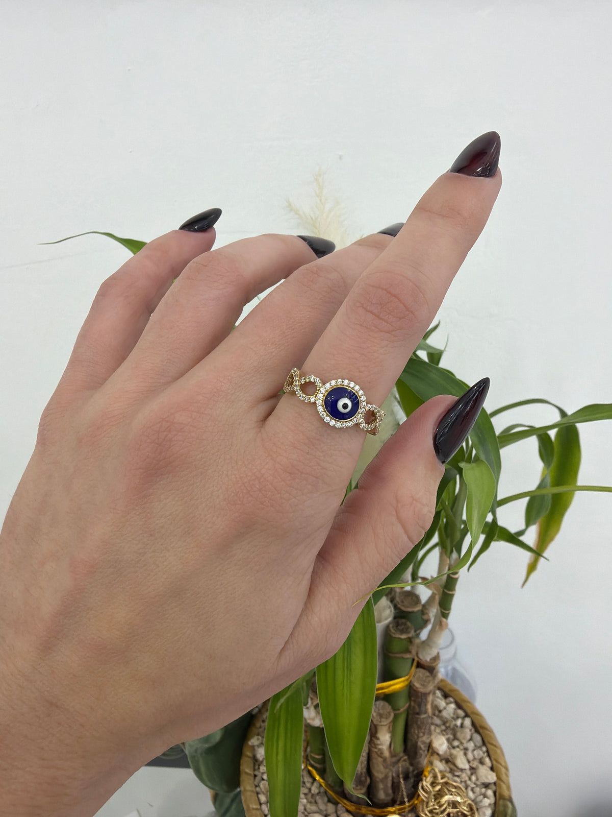 Anillo d Ojo Turco 10k
