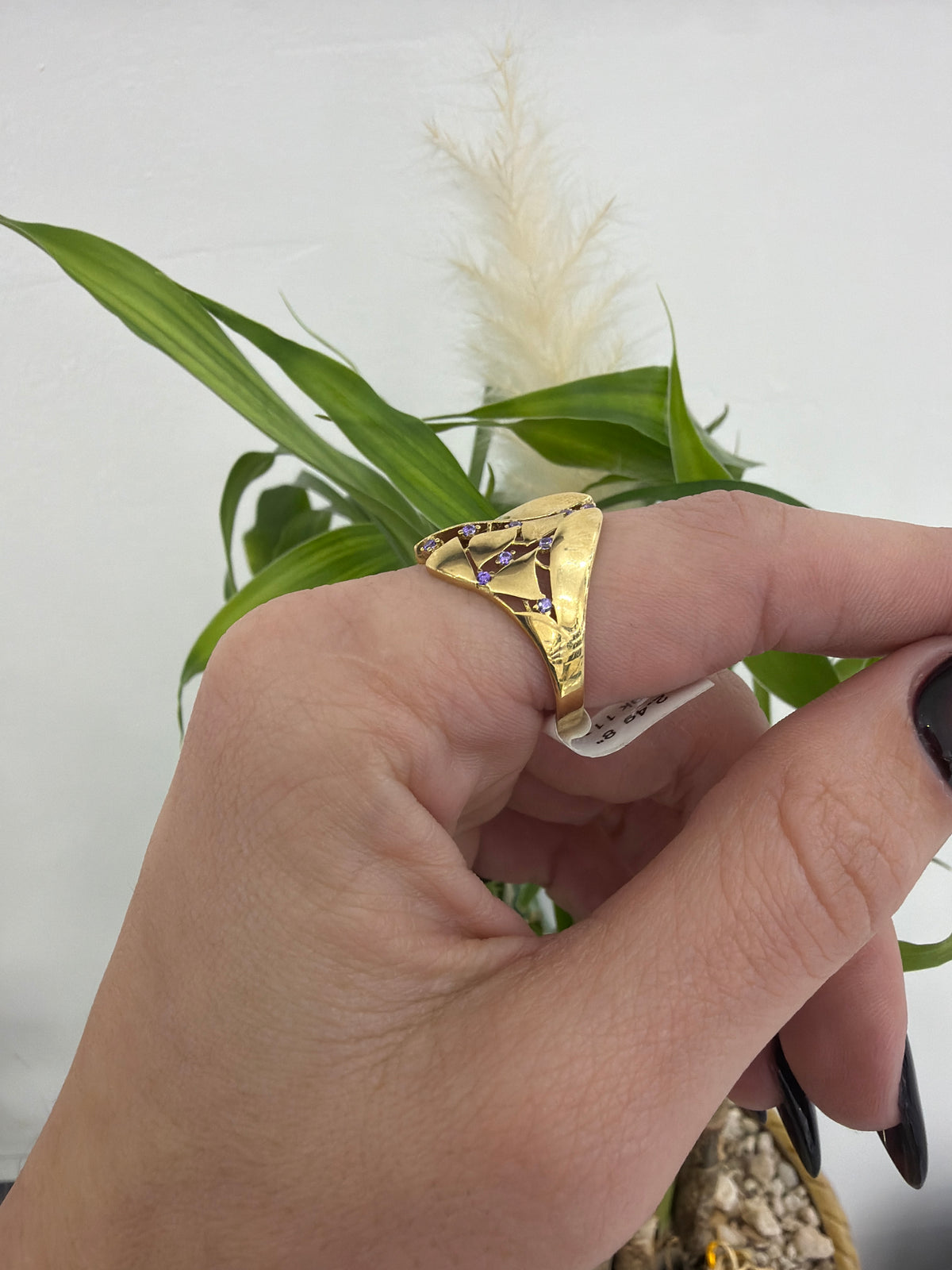 Anillo diseño Morado !