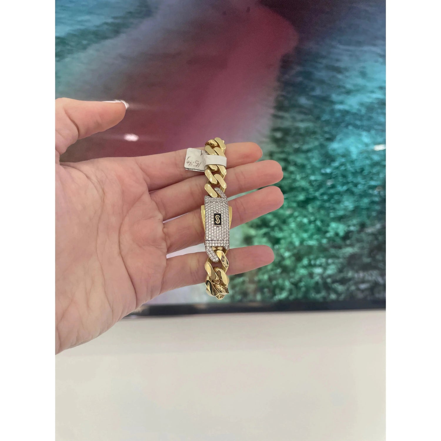 14K Men Bracelet - Miami Jewelry 