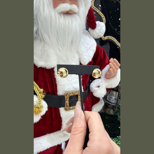 10K CC Omega Earrings - Miami Jewelry