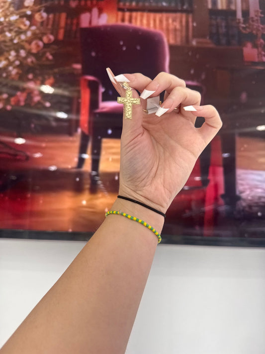 10K Crosses Charm - Miami Jewelry